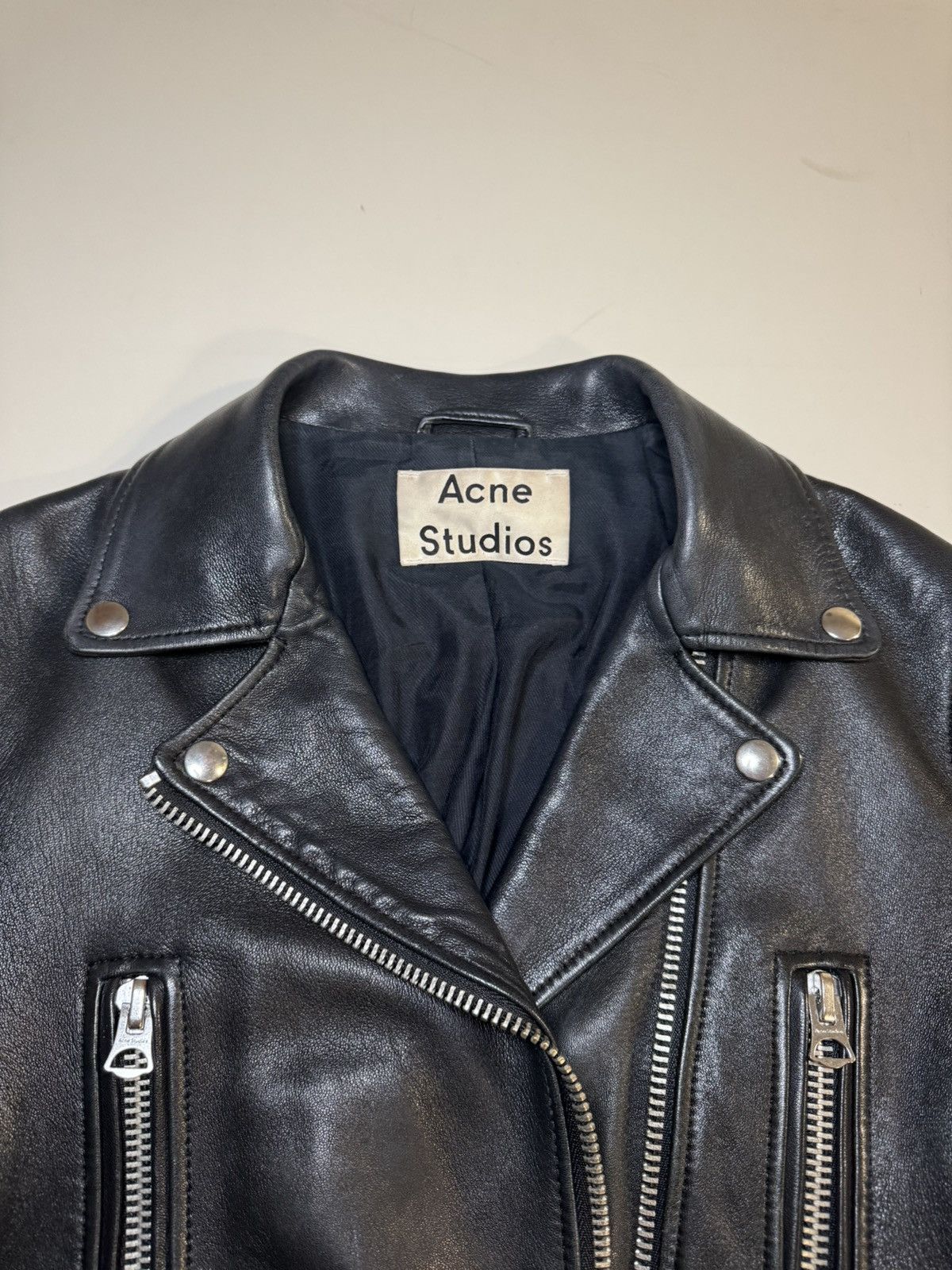 Acne Studios Acne Studios Bikers Leather Jacket Size XS / US 0-2 / IT 36-38 - 3 Thumbnail