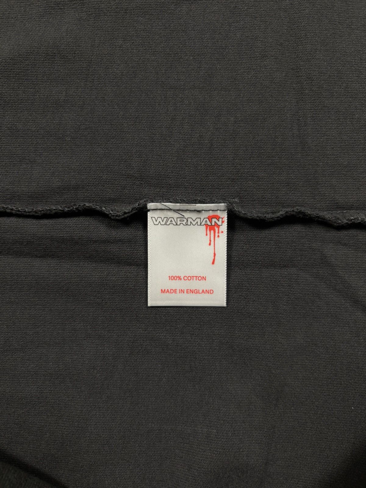 Vintage WARMAN WEEPING ANGEL GRAPHIC TEE, WASHED BLACK Size US S / EU 44-46 / 1 - 6 Thumbnail