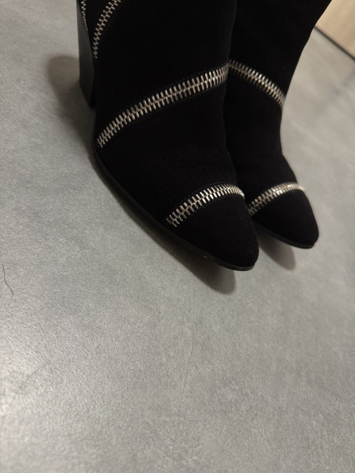 Giuseppe Zanotti Giuseppe Zanotti Black Suede Ankle Boots 39,5 Size US 9.5 / IT 39.5 - 3 Thumbnail