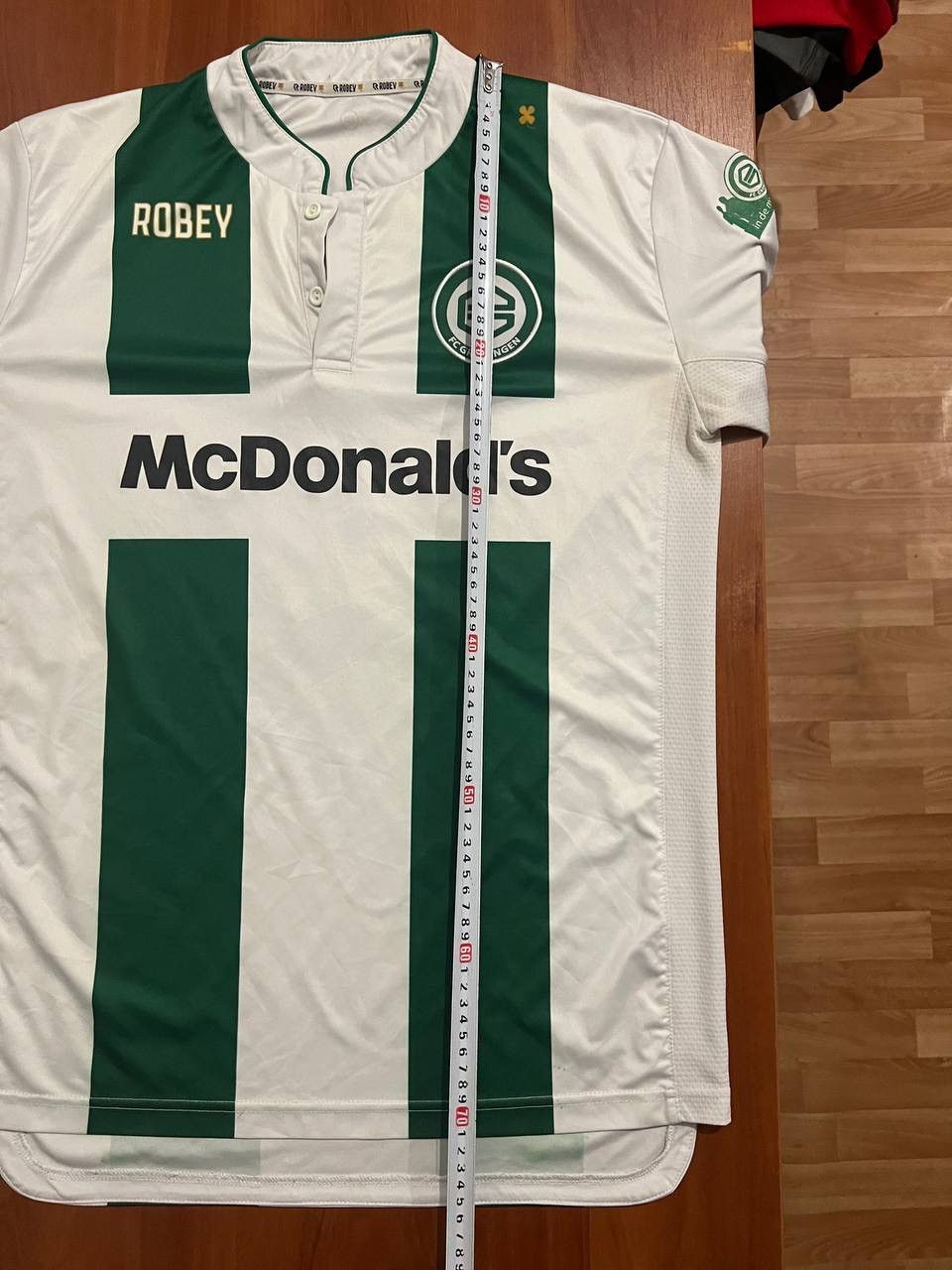 Sports Specialties 2015/16 FC GRONINGEM #10 MATCH WORN ROBEY SOCCER JERSEY SHIR Size US XL / EU 56 / 4 - 18 Thumbnail