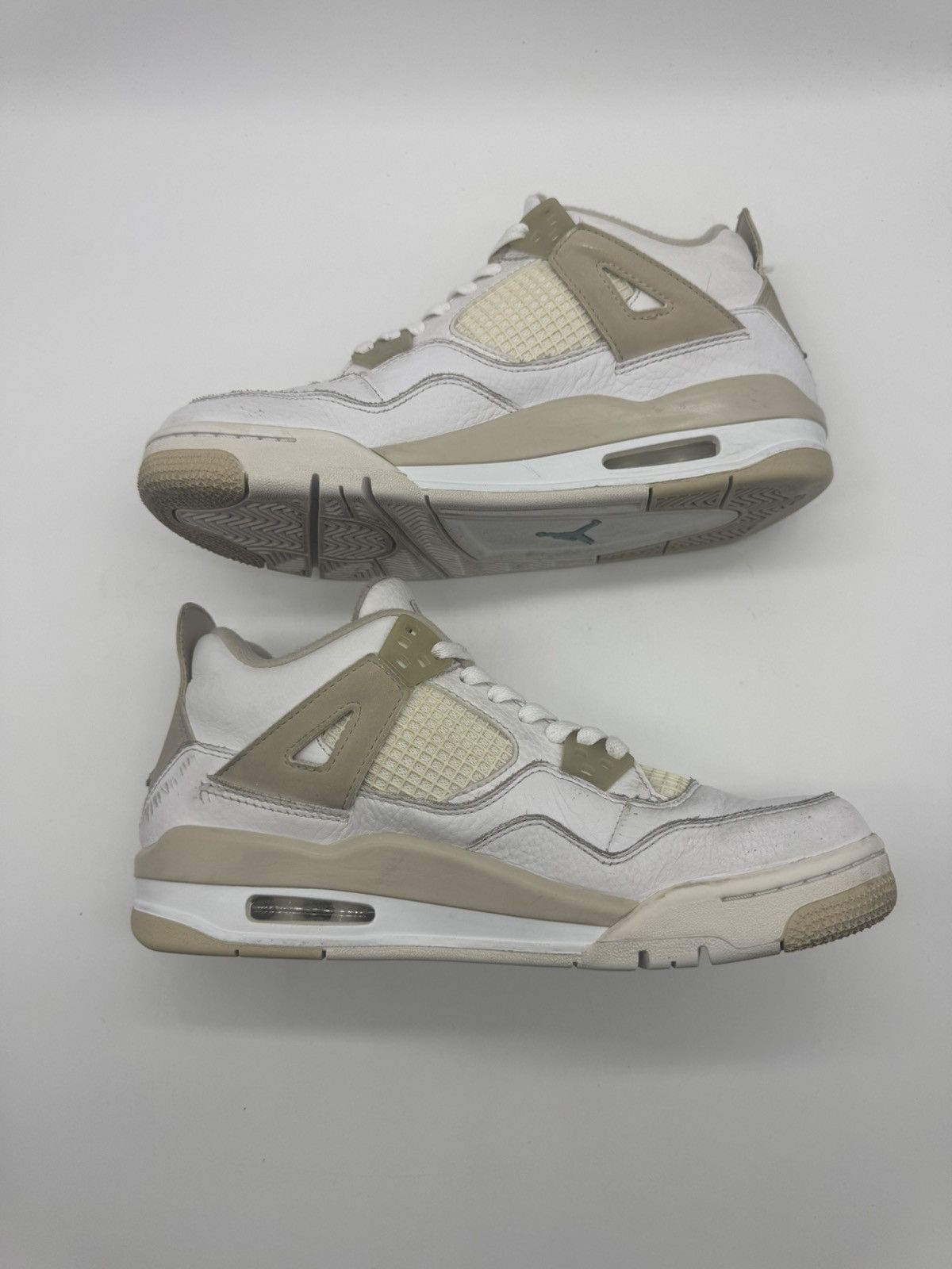 Jordan Brand × Nike Nike Air Jordan Retro 4 Linen GS 487724-118 Youth Size 6.5Y Size US 6.5 / EU 39-40 - 3 Thumbnail