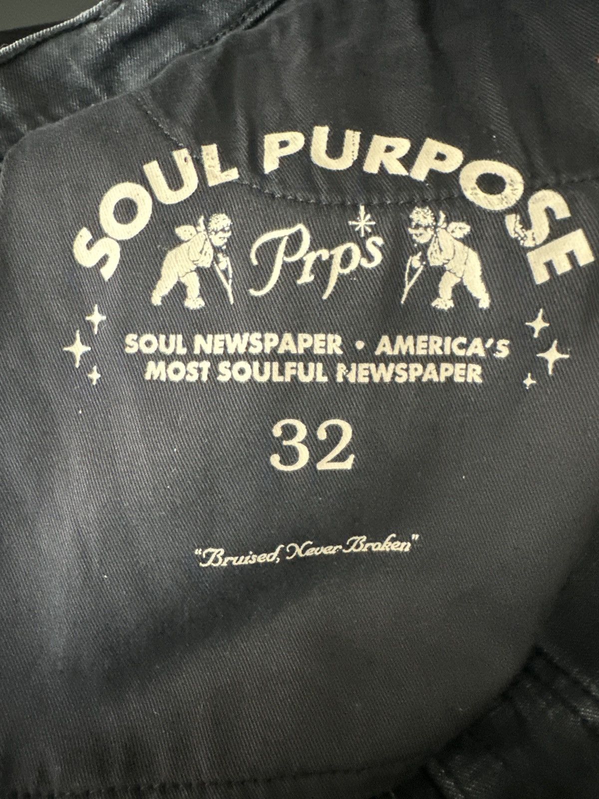 Prps PRPS “SOUL / Marvin Gaye Inspired” Distressed– Black W32 Size US 32 / EU 48 - 10 Thumbnail
