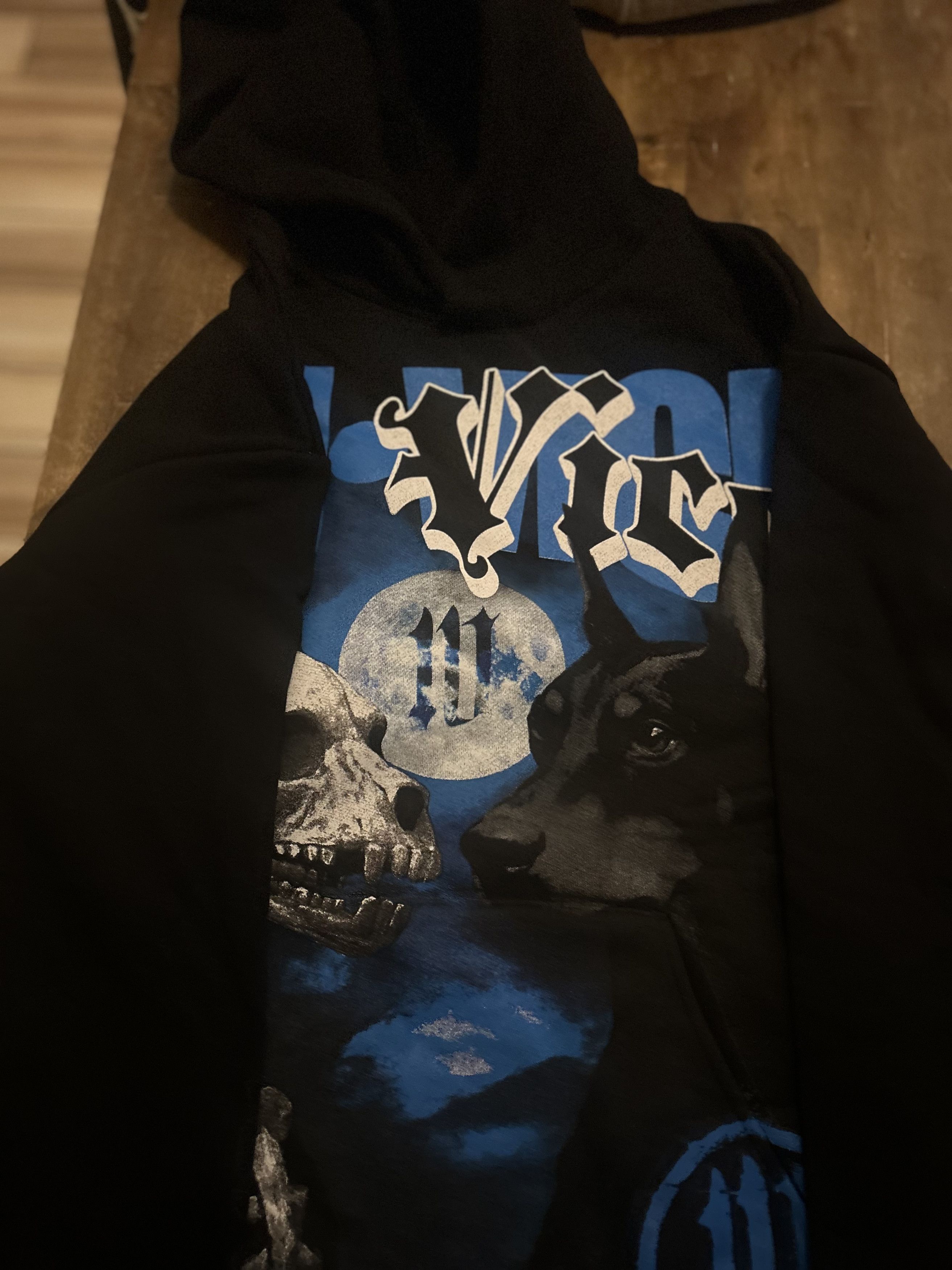 Other MI Vice Doberman Skeleton Graphic Black Hoodie Heavy Weight Size US M / EU 48-50 / 2 - 2 Thumbnail