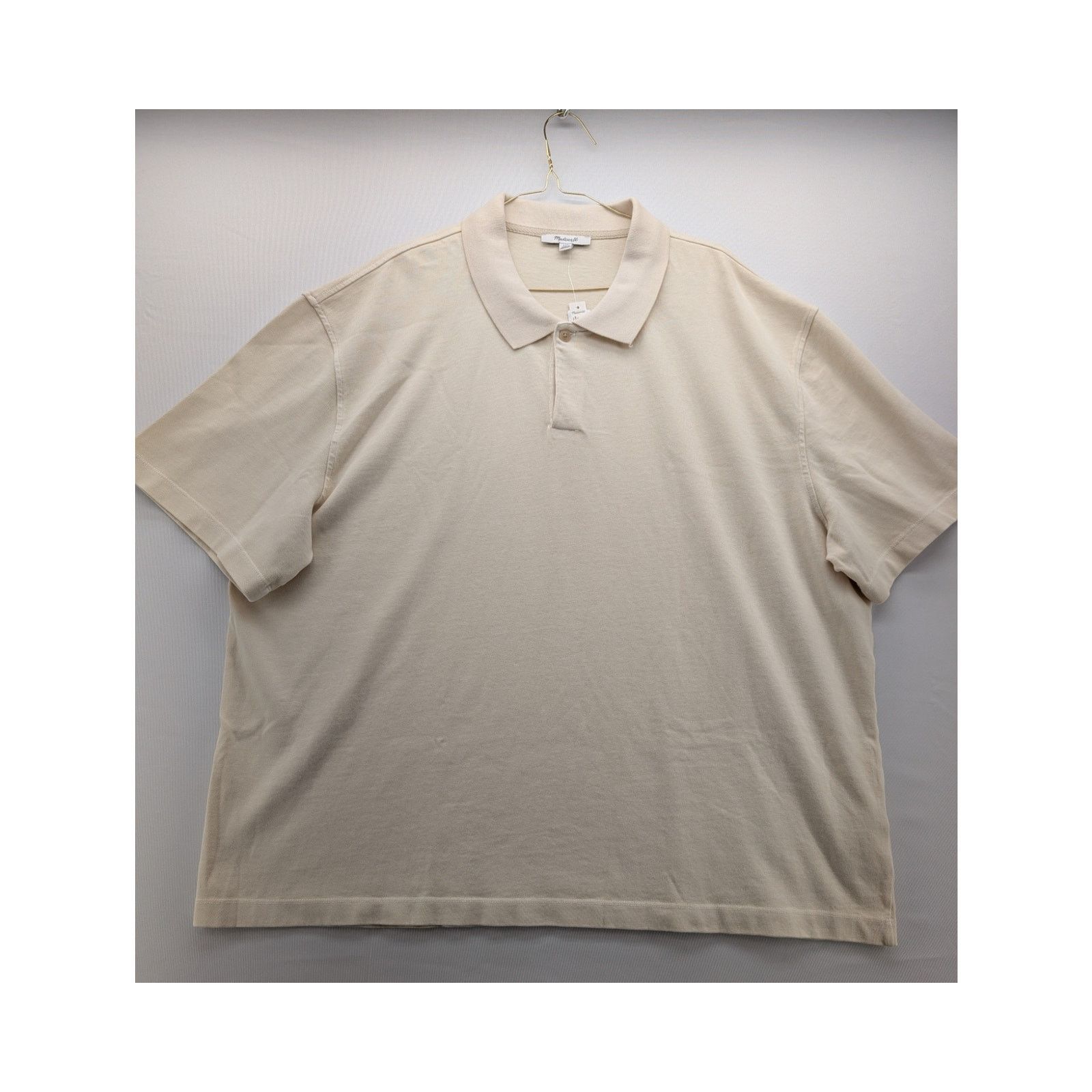 Madewell NWT Madewell Men's Short-Sleeve Compact-Knit Polo size XXL Size US XXL / EU 58 / 5 - 3 Thumbnail