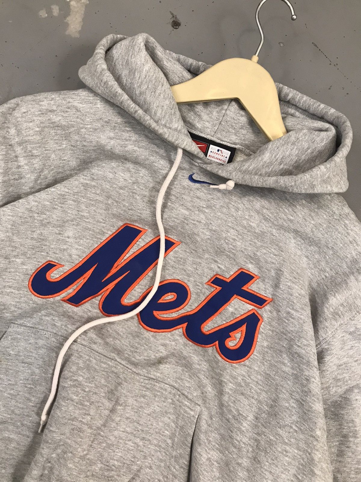Nike × Vintage Vintage Nike embroidered baggy fit hoodie Size US S / EU 44-46 / 1 - 4 Thumbnail