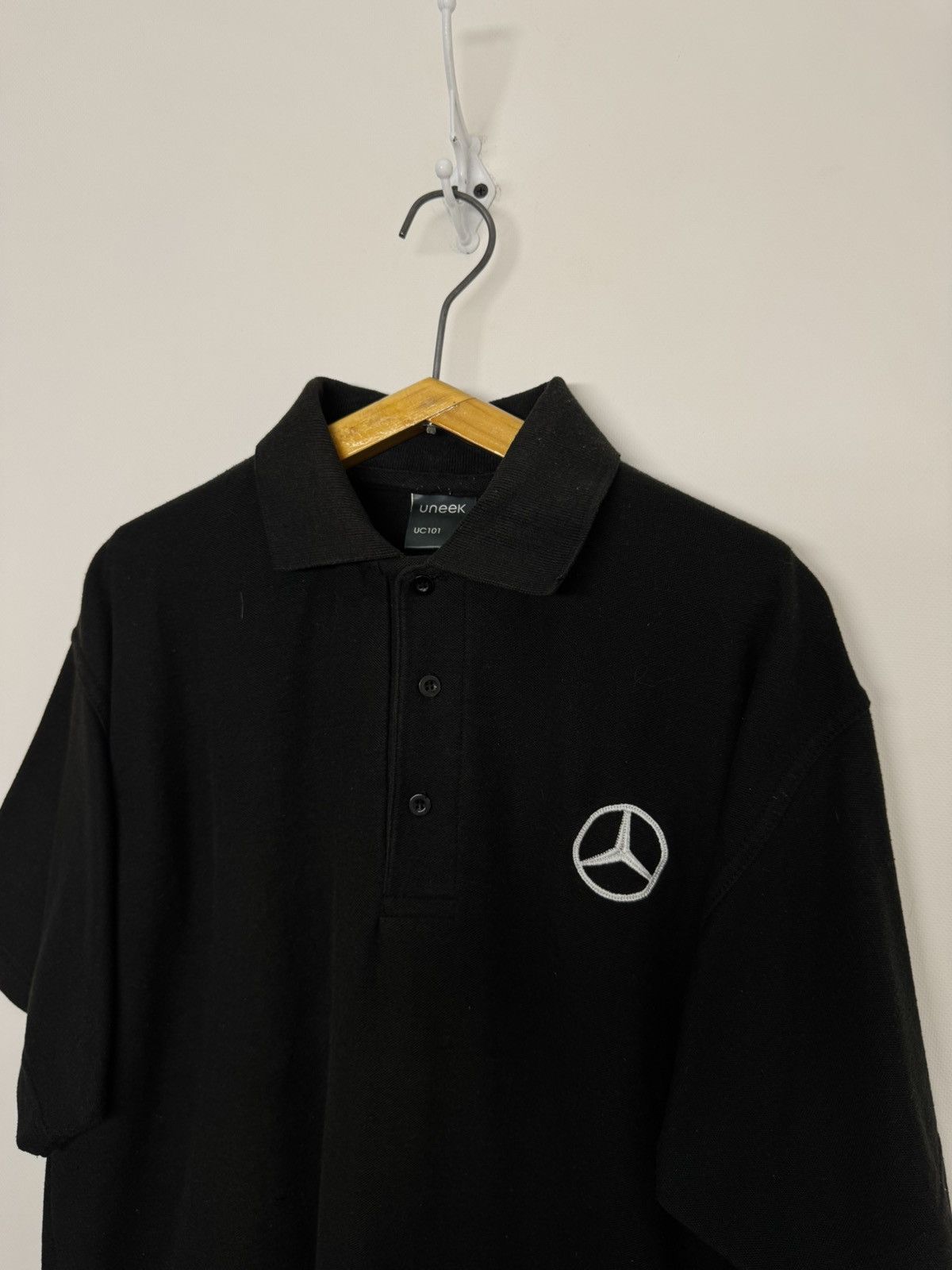 Mercedes-Benz Vintage Y2k Mercedes Bens Polo T-Shirt 00’s Size US L / EU 52-54 / 3 - 5 Thumbnail