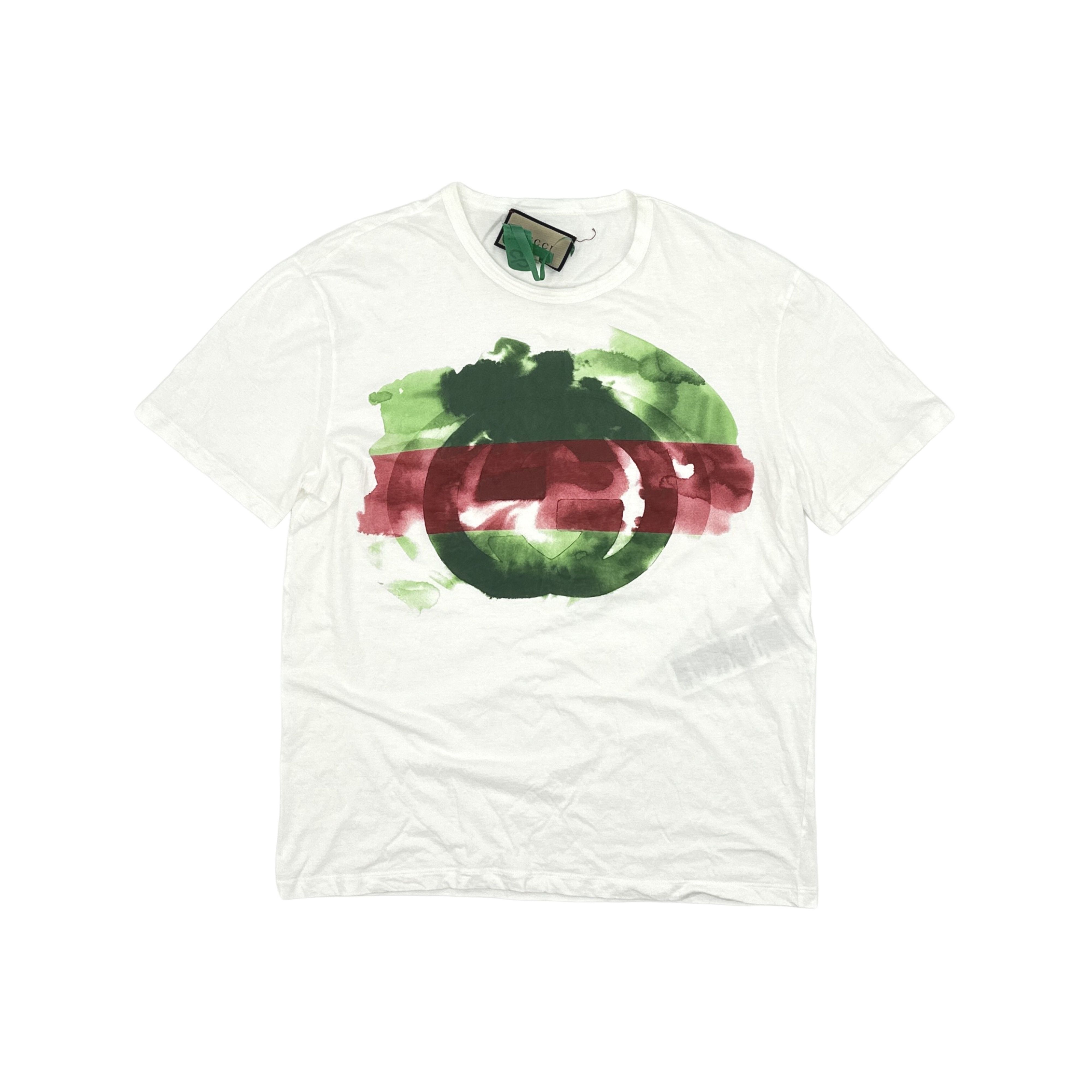 Gucci Gucci Watercolor GG Logo T-Shirt XL Size US XL / EU 56 / 4 - 1 Thumbnail