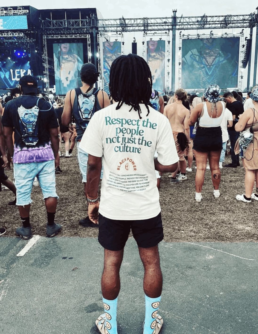 Other Erwin Hines Future is Color “Respect The People” Tee, Size M Size US M / EU 48-50 / 2 - 13 Thumbnail