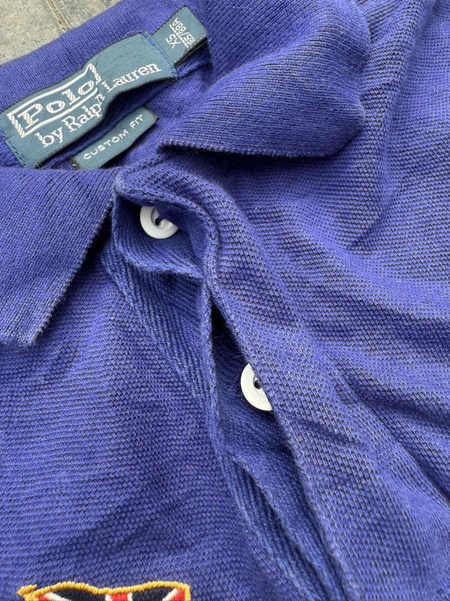 Polo Ralph Lauren 90’s POLO RL RUGBY RARE MULTI BRITAIN ITALIANLOGO Y2K TSHIRT Size US S / EU 44-46 / 1 - 7 Thumbnail