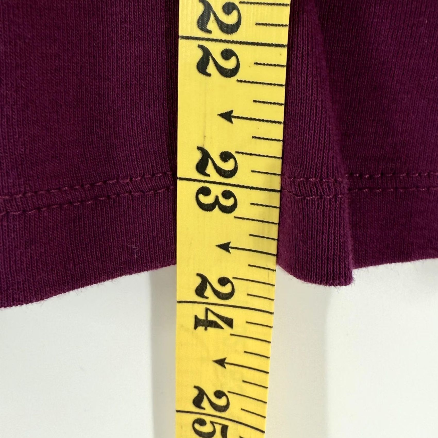 Charter Club Charter Club Shirt Womens XL Purple Ruffle Neck 3/4 Sleeve 100% Cotton Blouse Size XL / US 12-14 / IT 48-50 - 4 Thumbnail