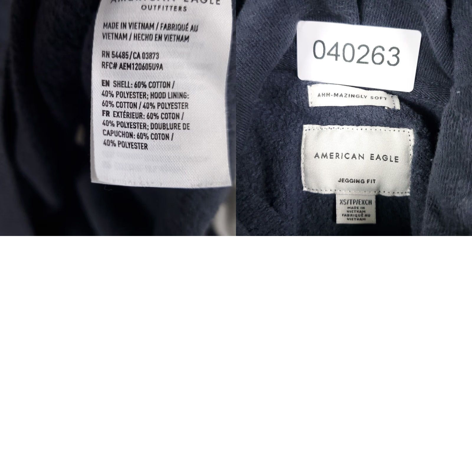 American Eagle Outfitters VINTAGE American Eagle Hoodie Pullover Mens XS Black Fleece Sweatshirt Oversized Casual Sports Size US XS / EU 42 / 0 - 8 Thumbnail