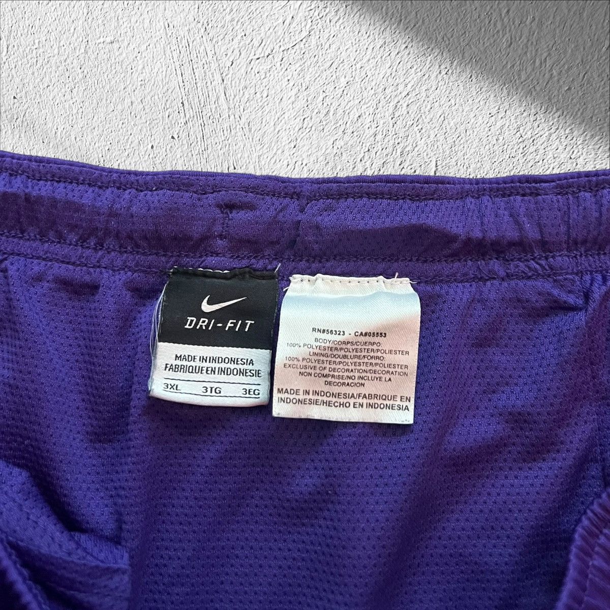 Nike Nike Dri-Fit Women’s Purple Training Shorts — 3XL Size 34" / US 12 / IT 48 - 3 Thumbnail