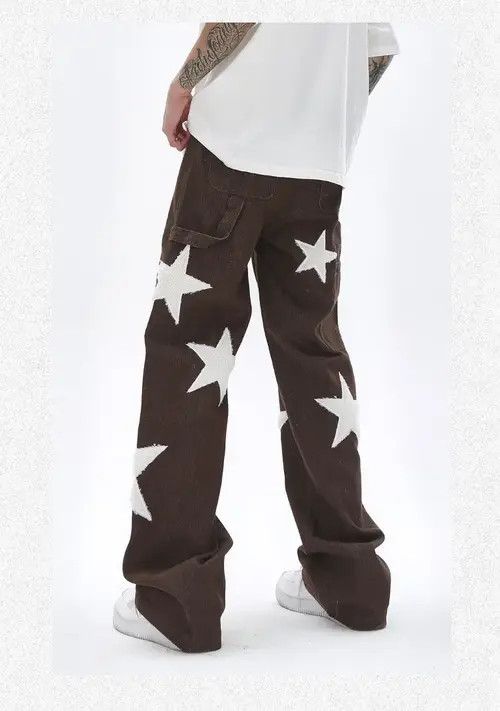 VIBE Avant garde y2k star pants Size US 32 / EU 48 - 3 Thumbnail