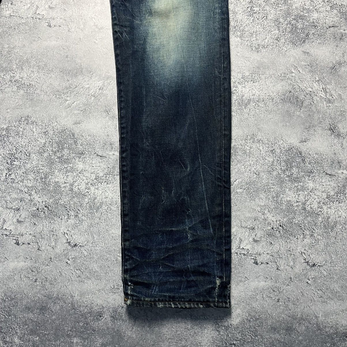 G-Star Vintage G-Star RAW 3301 Low Tapered Distressed Denim Jeans Size US 38 / EU 54 - 6 Thumbnail