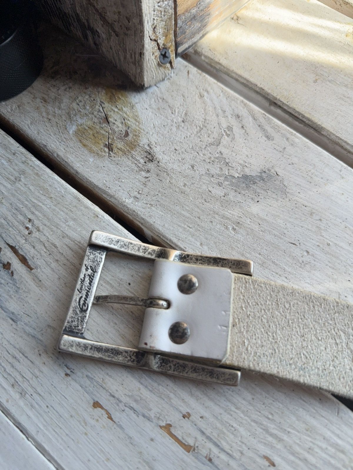 Vintage Vintage 90s Leather belt Y2K Punk Rock Emo Etro style Retro Size ONE SIZE - 9 Thumbnail