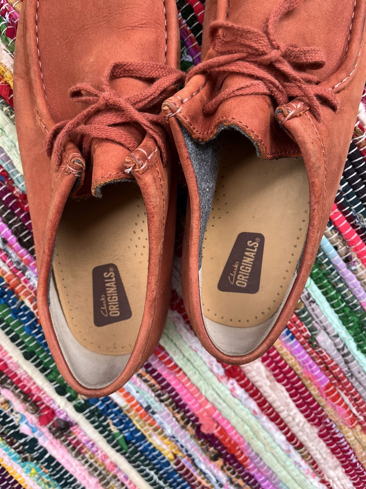 Clarks × Vintage Clark’s Wallabee Red Suede Wallabees Casual Low Sneakers Size US 10 / EU 43 - 10 Thumbnail