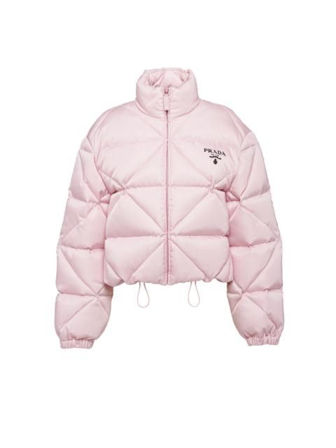 Prada re-nylon gabardine cropped down jacket Size M / US 6-8 / IT 42-44 - 1 Thumbnail