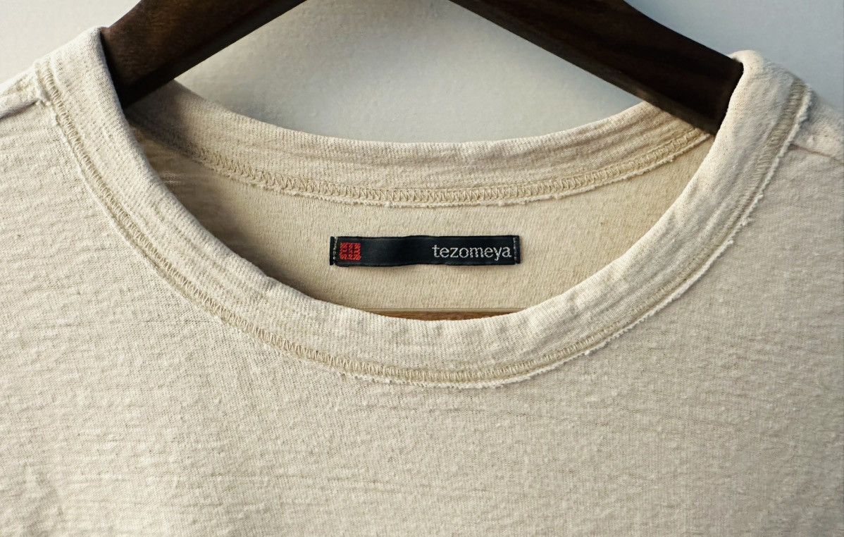 tezomeya Tezomeya Loop Wheeled Organic Cotton T-shirt - Made In Japan Size US M / EU 48-50 / 2 - 2 Thumbnail