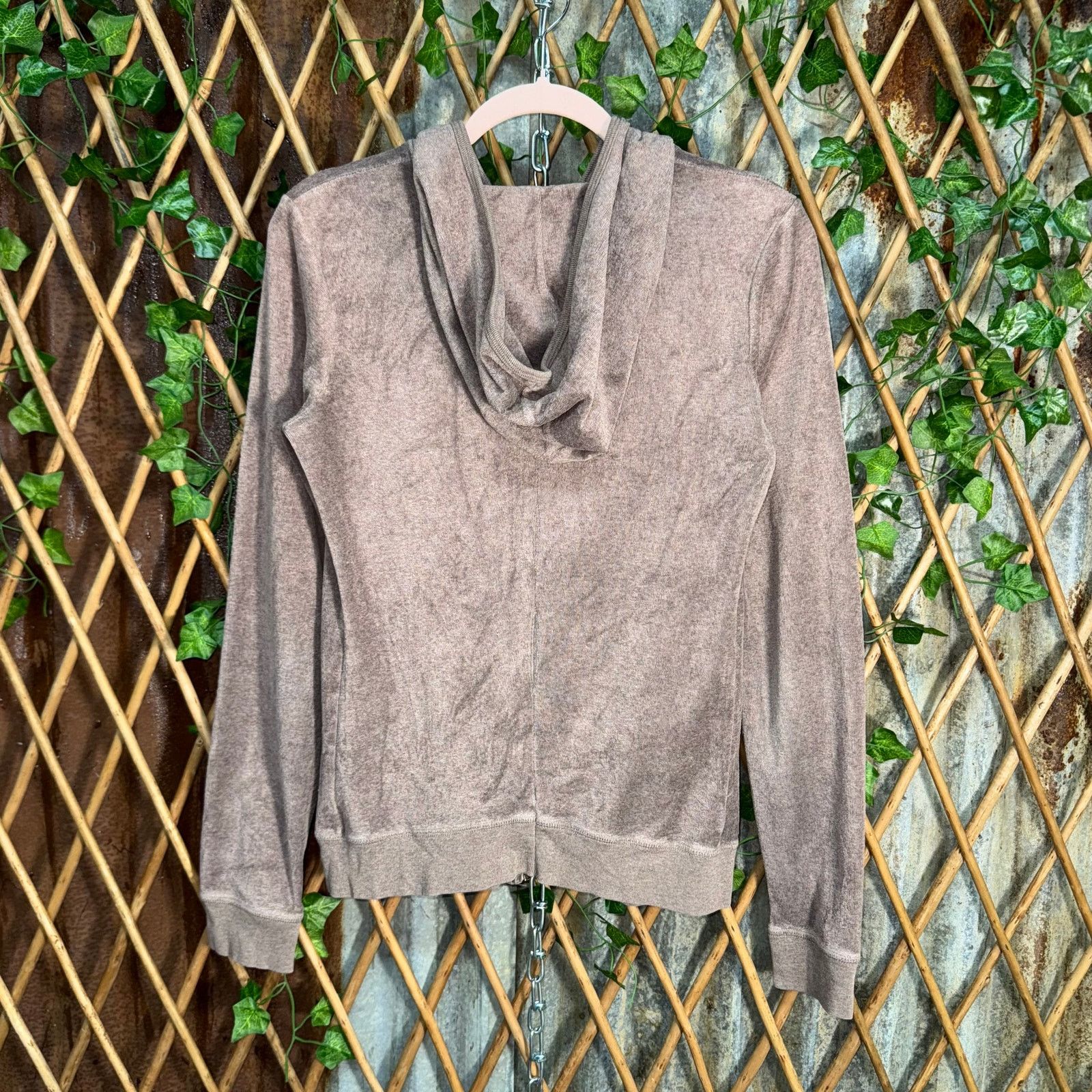 Juicy Couture Vintage Y2K juicy couture velour Terry cloth 00s zip hoodie Size L / US 10 / IT 46 - 2 Thumbnail