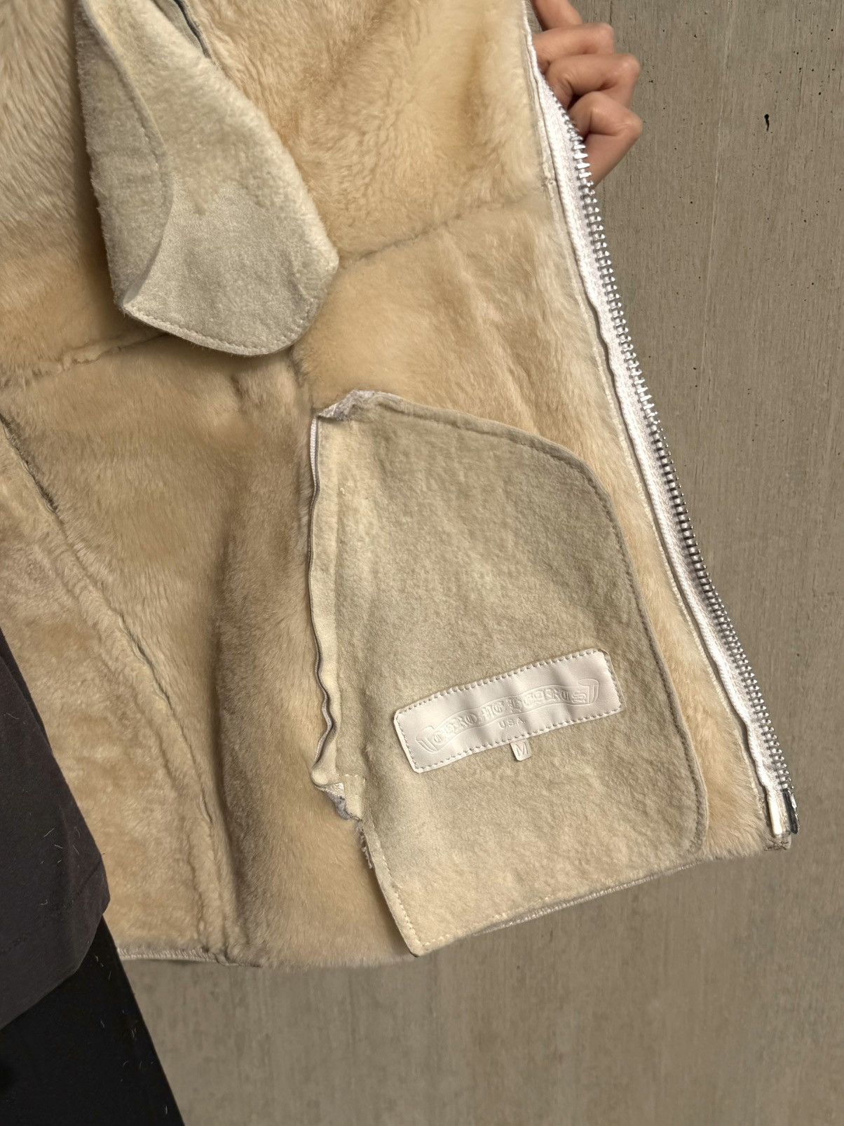 Chrome Hearts Chrome Hearts Vintage 2000s Leather & Shearling Coat Jacket Size US M / EU 48-50 / 2 - 7 Thumbnail