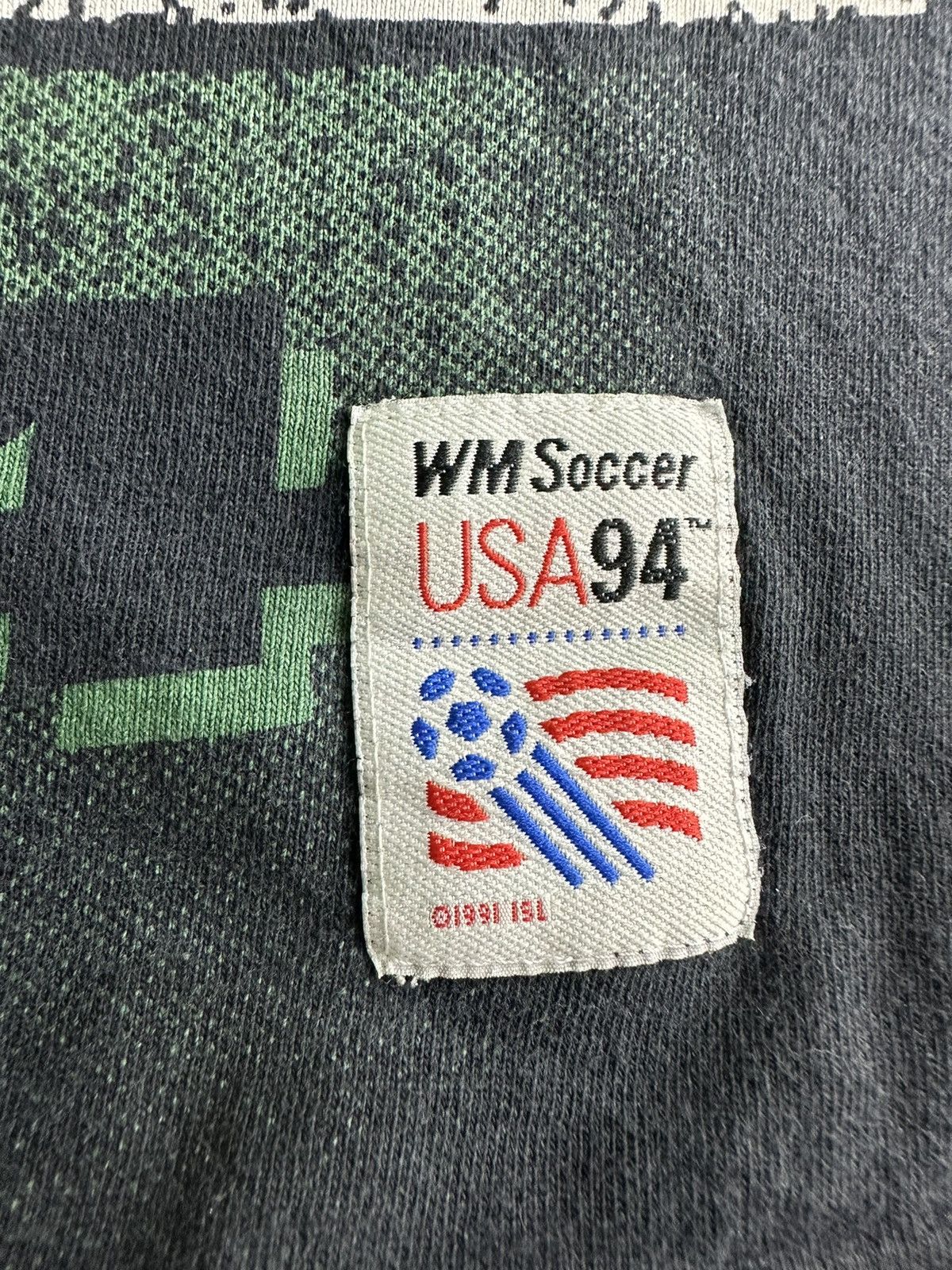 Vintage Vtg 1994 FIFA World Cup Football Brasil Allover Print Shirt Size US M / EU 48-50 / 2 - 10 Thumbnail