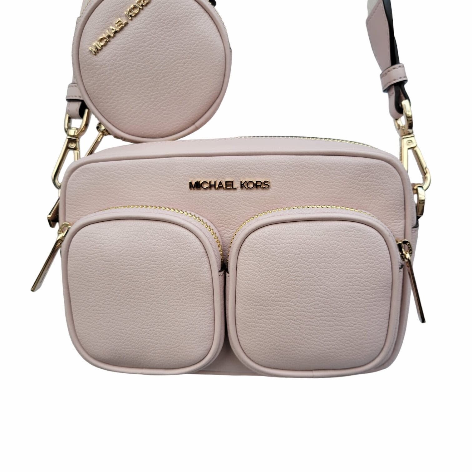 Michael Kors ❤️Michael Kors Sz M Crossbody Bag Jet Set Leather with Tech Size ONE SIZE - 4 Thumbnail
