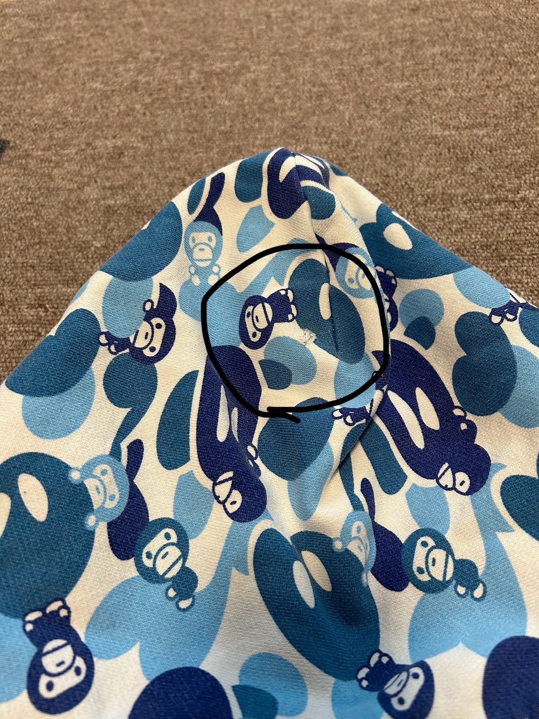 Bape OG Bape Baby Milo Camo Blue Full Zip Hoodie Size US S / EU 44-46 / 1 - 6 Thumbnail
