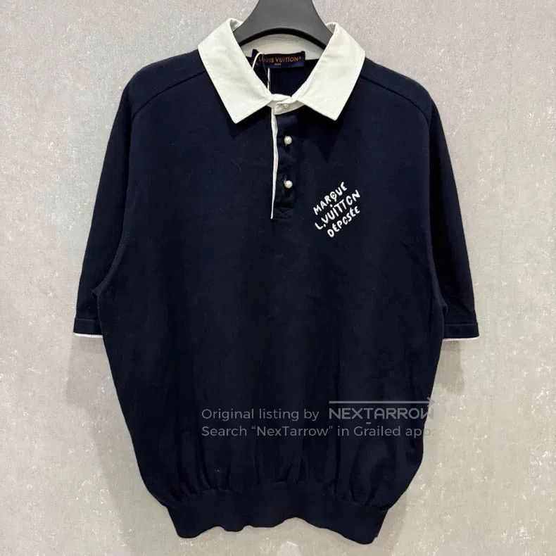 Louis Vuitton Louis Vuitton Fei Dong embroidered pearl knitted Polo shor Size US S / EU 44-46 / 1 - 1 Thumbnail