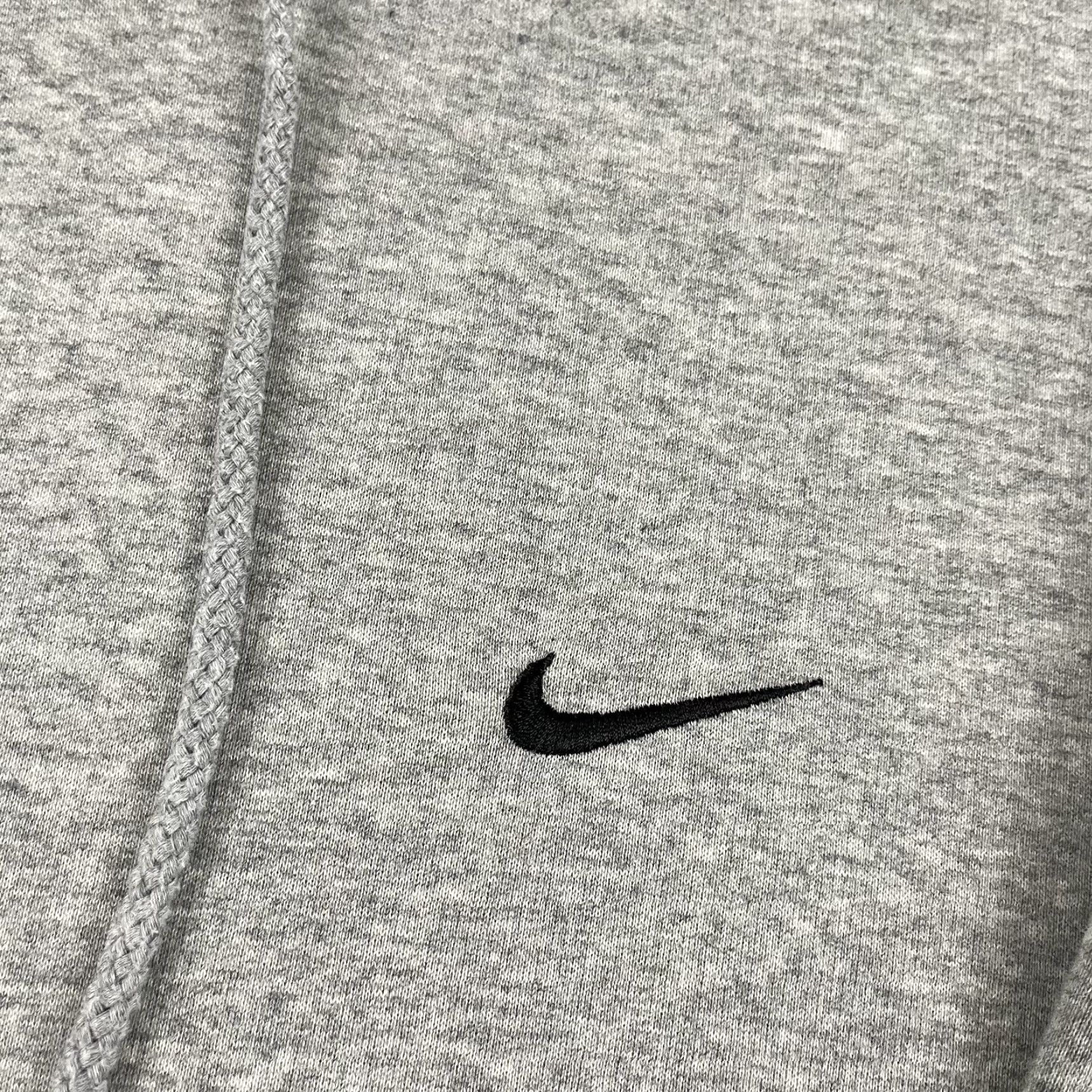 Nike VINTAGE Nike Team Hoodie Sweatshirt Mens XL Gray Swoosh Check Skater Retro Y2K Size US XL / EU 56 / 4 - 2 Thumbnail