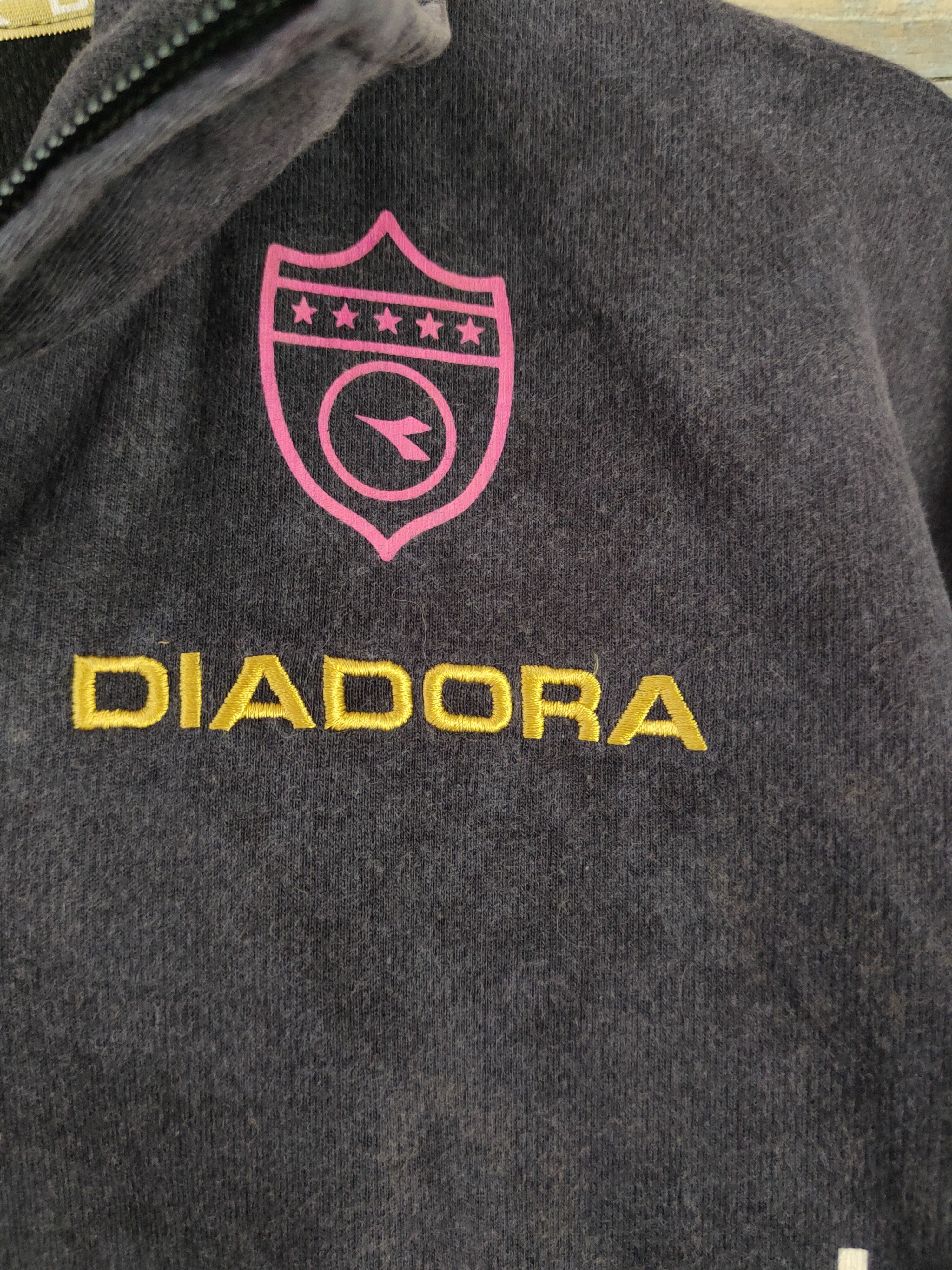 Diadora × Vintage DL Diadora vintage Navy Faded Sweaters #554 Size US L / EU 52-54 / 3 - 4 Thumbnail