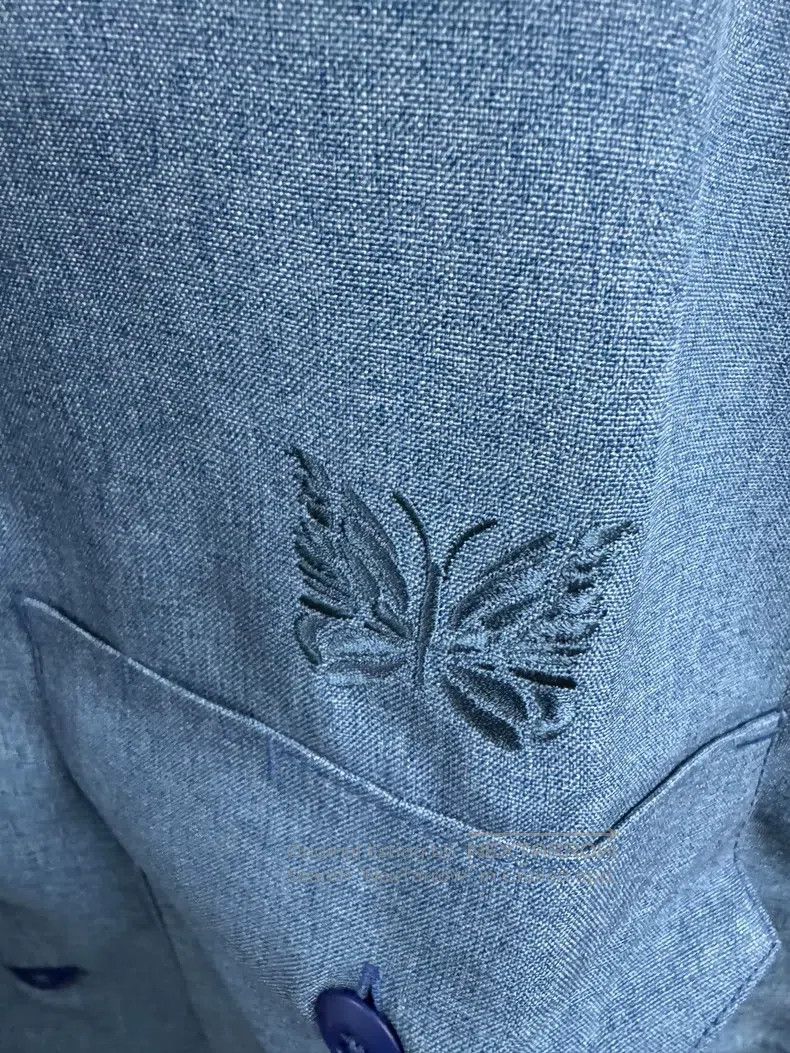 Needles Needles Butterfly embroidered short sleeve shirt Size US L / EU 52-54 / 3 - 4 Thumbnail