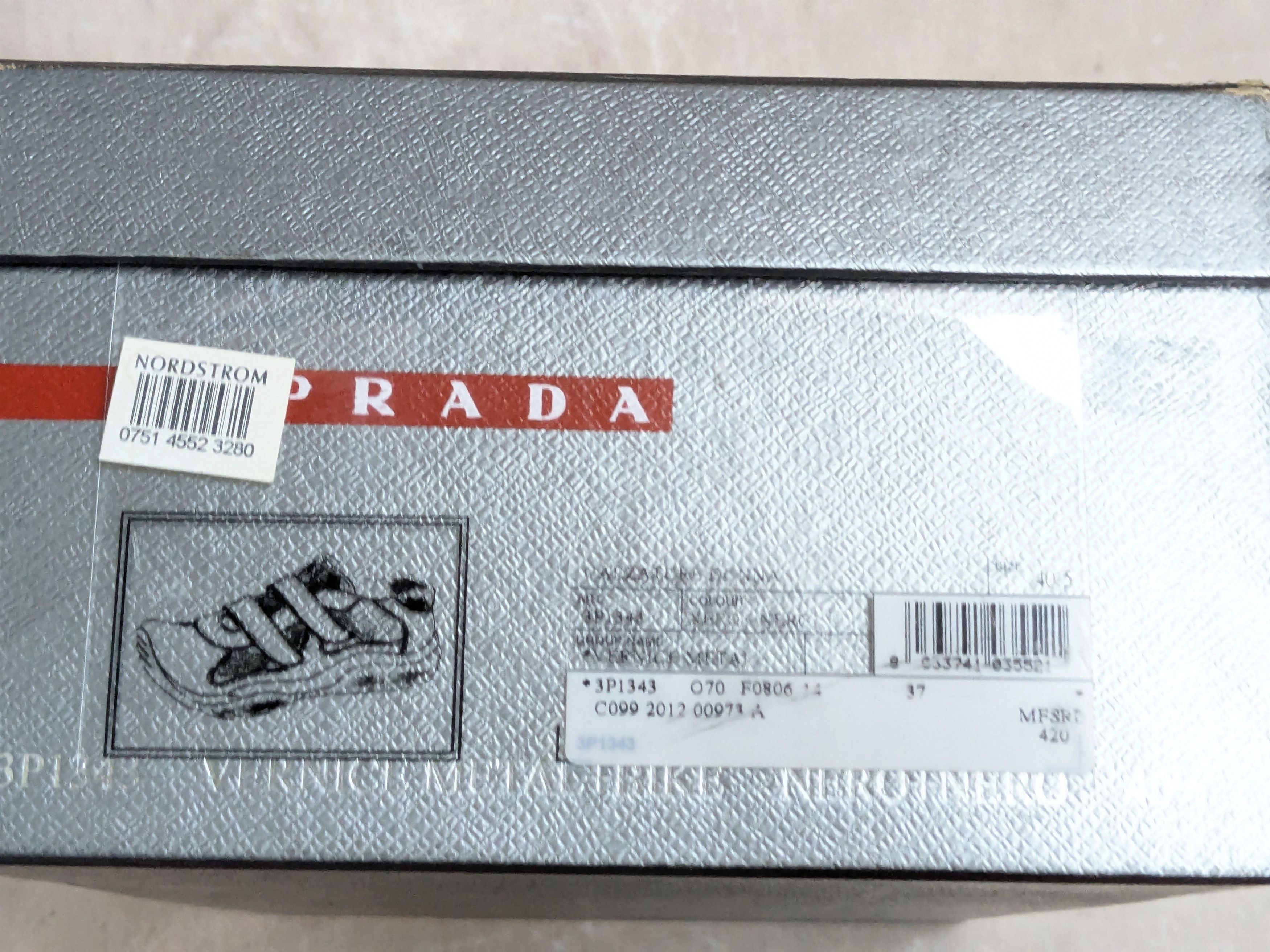 Prada Prada America's Cup Black Red 7.5 Leather Low Tops Size US 7.5 / EU 40-41 - 16 Thumbnail