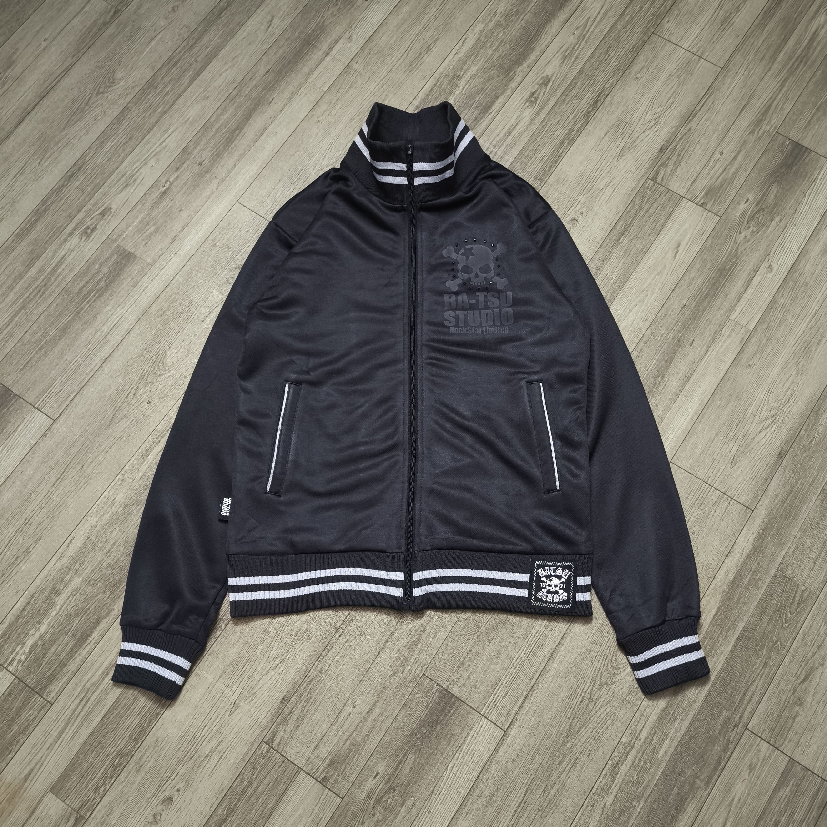 Tornado Mart Batsu Studio Skull Art Rock Stlye Zipp Jacket Size US S / EU 44-46 / 1 - 1 Thumbnail