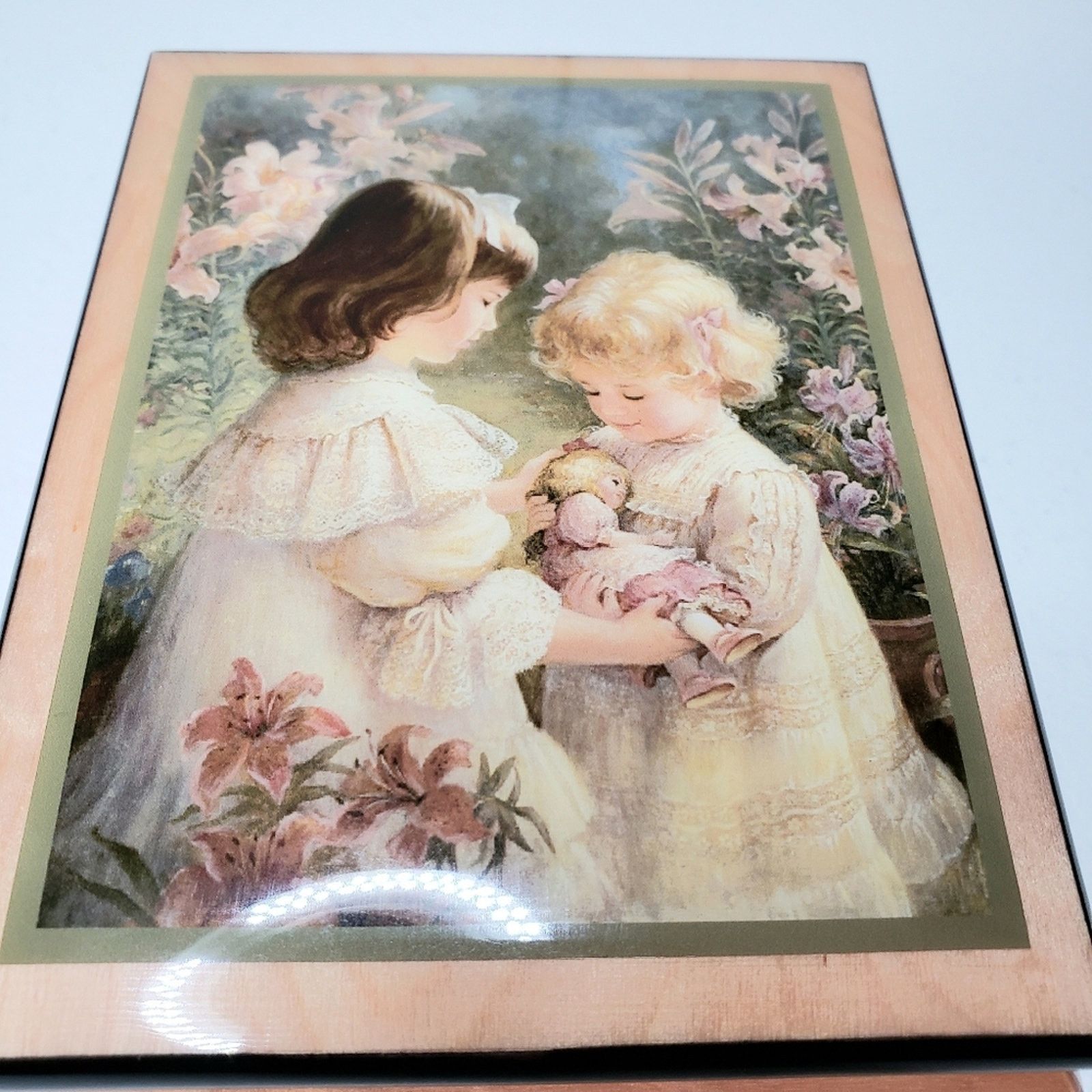 Vintage Ercolano Limited Edition A Gift Of Love Jewelry Music Box Size ONE SIZE - 12 Thumbnail
