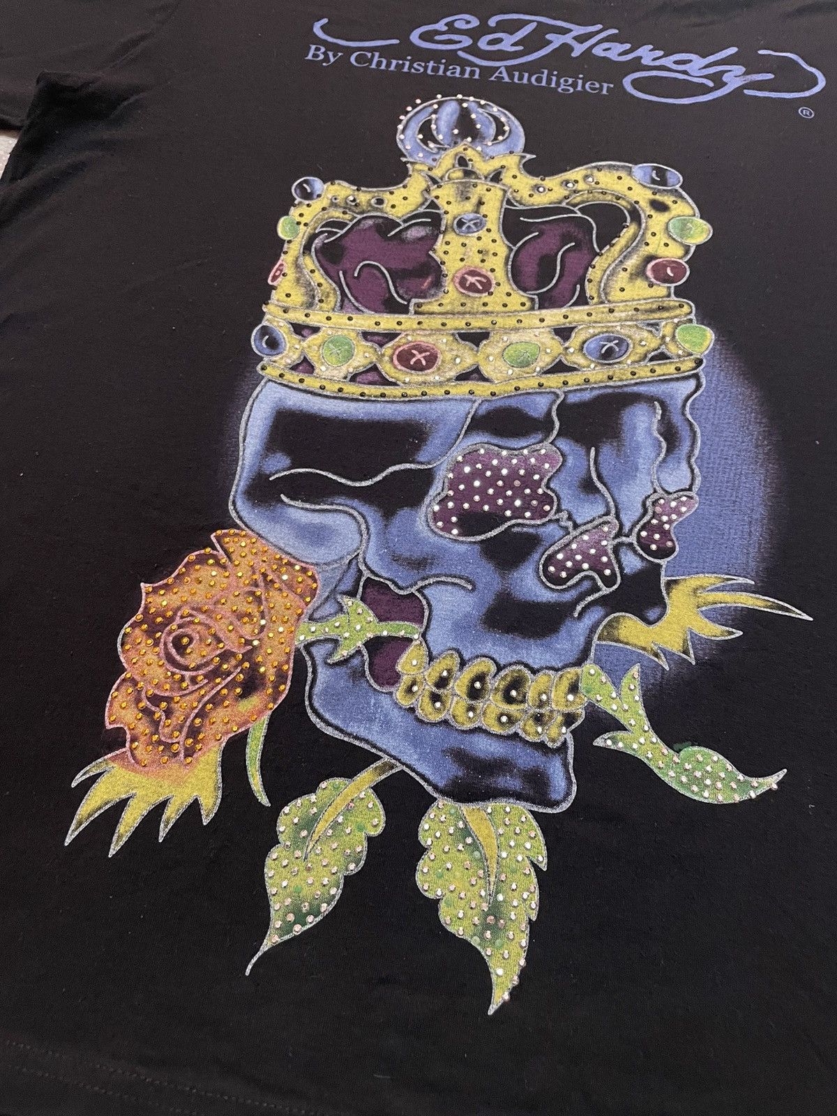 Christian Audigier Vintage Ed Hardy T-shirt Size US L / EU 52-54 / 3 - 4 Thumbnail
