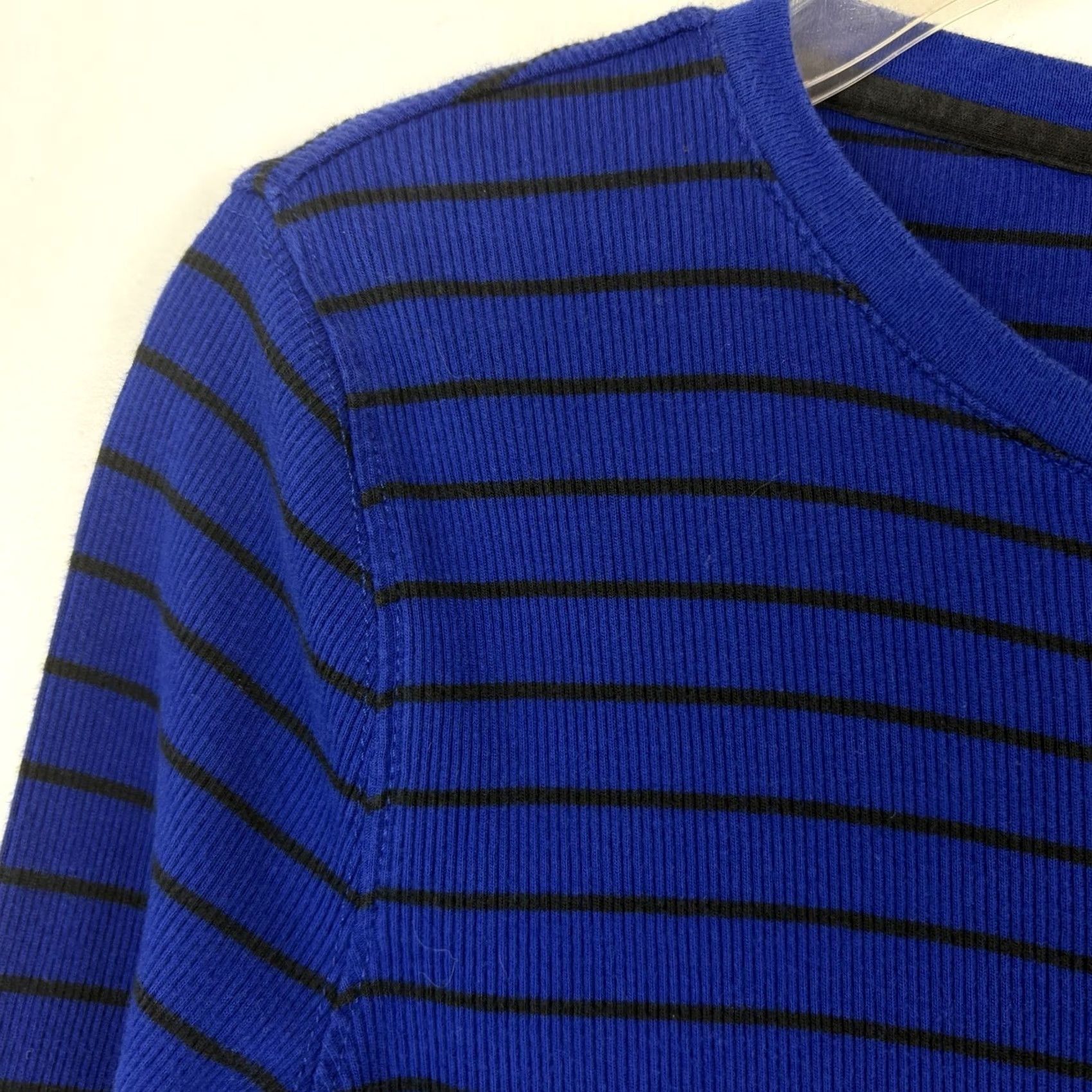Ralph Lauren Lauren Ralph Lauren Shirt Womens XS Blue Stripe Long Sleeve Henley Button 90s Classic Size XS / US 0-2 / IT 36-38 - 5 Thumbnail