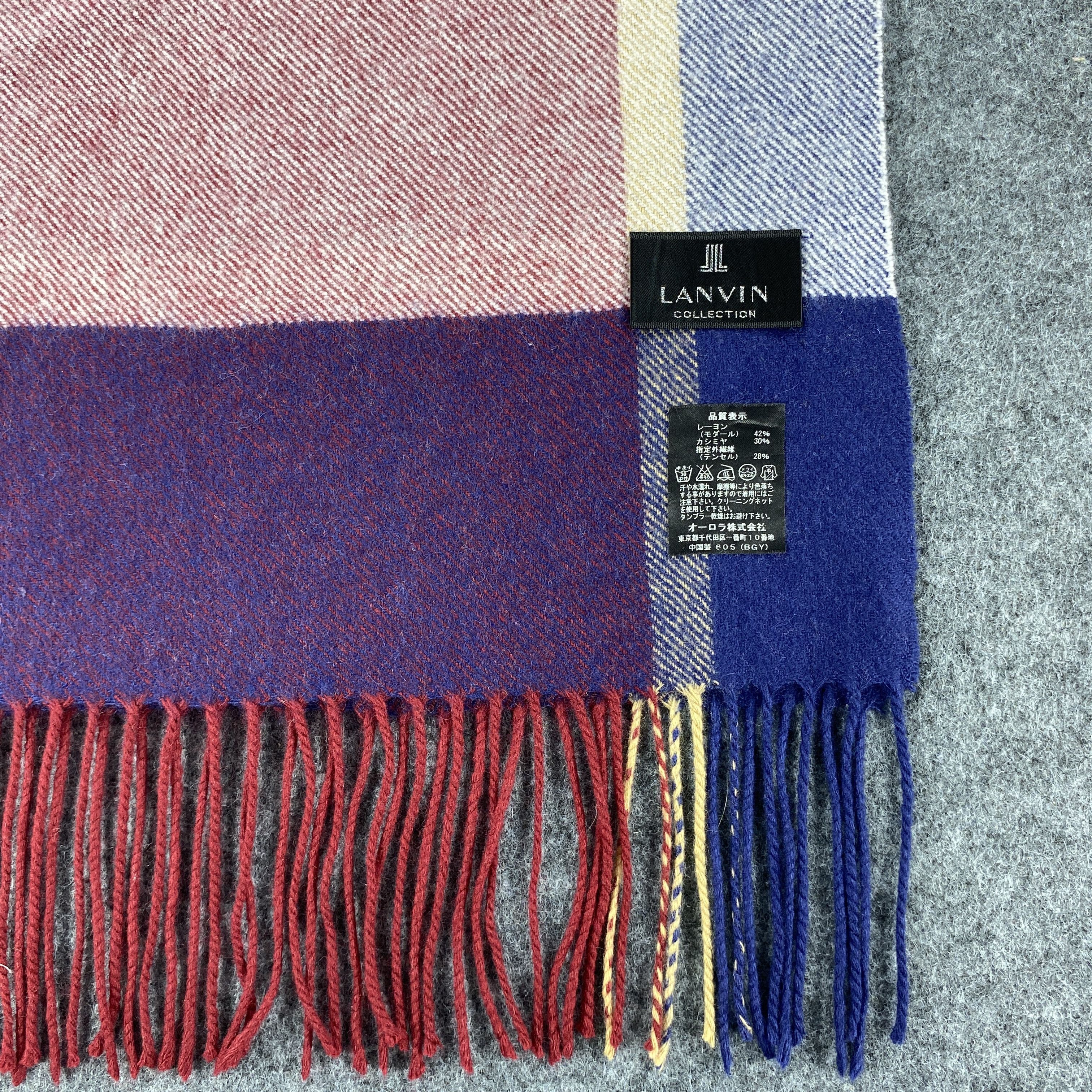 Lanvin Lanvin Scarf # Muffler # Neckwear # D601 Size ONE SIZE - 3 Thumbnail