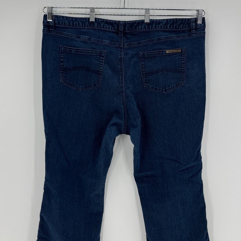 Michael Kors Vintage true Y2K dark wash flare jeans size 22 Y2K baddie Size 28" / US 6 / IT 42 - 5 Thumbnail