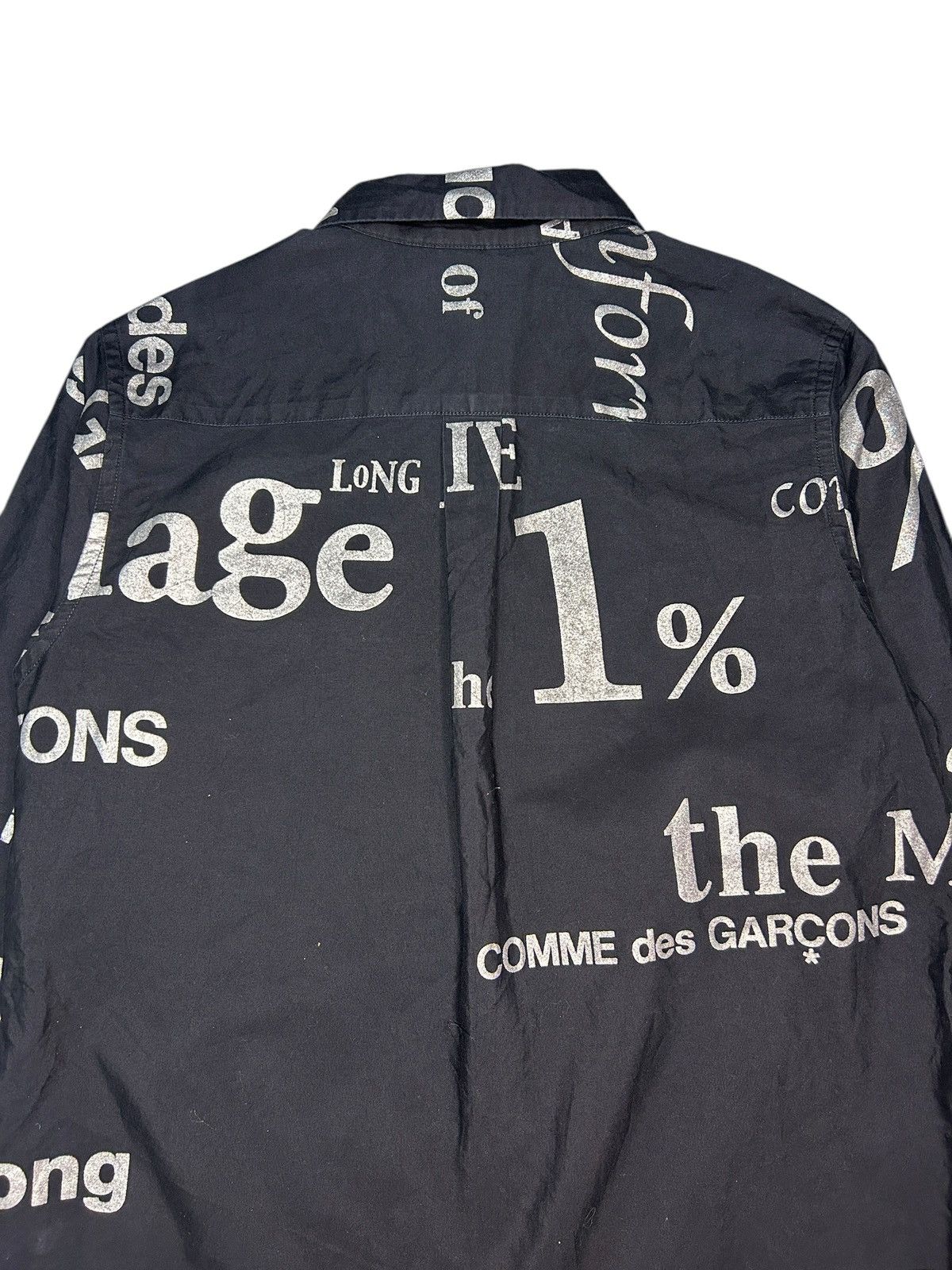 Comme des Garcons F/W 03 Graphic Button Up Size S / US 4 / IT 40 - 6 Thumbnail