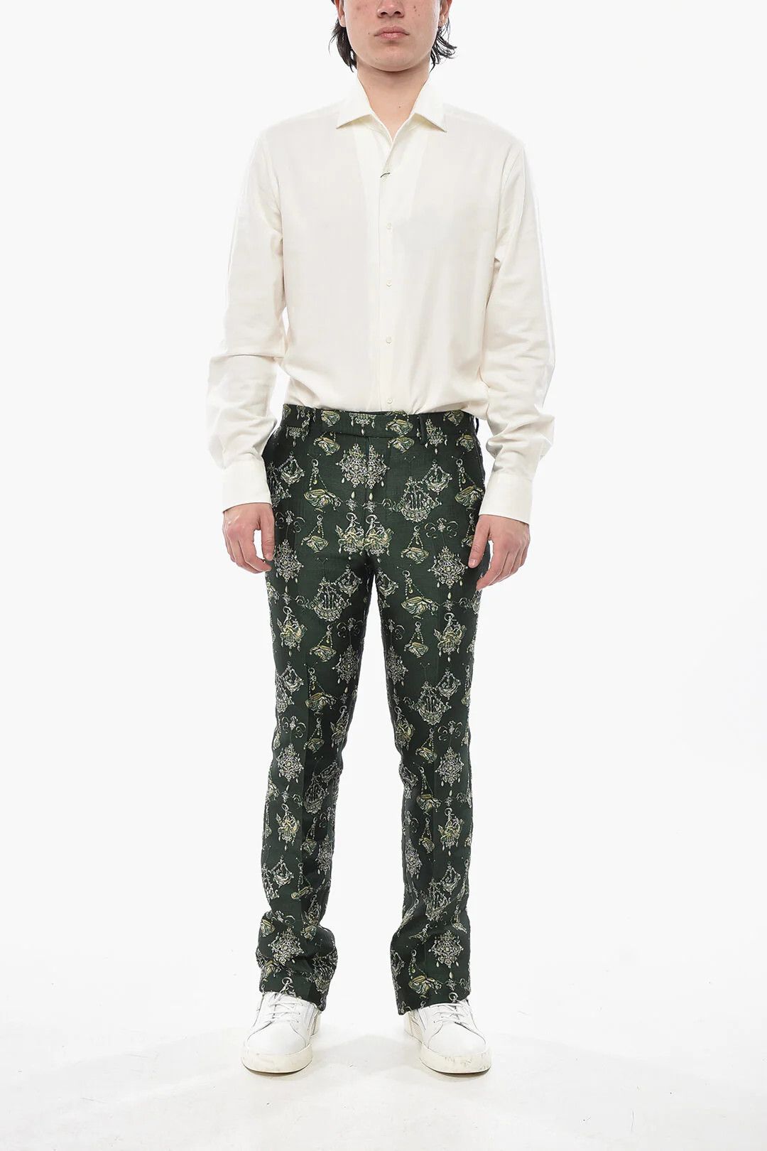 Givenchy og1mm0326 4-Pocket Pant in Green Size US 32 / EU 48 - 4 Thumbnail