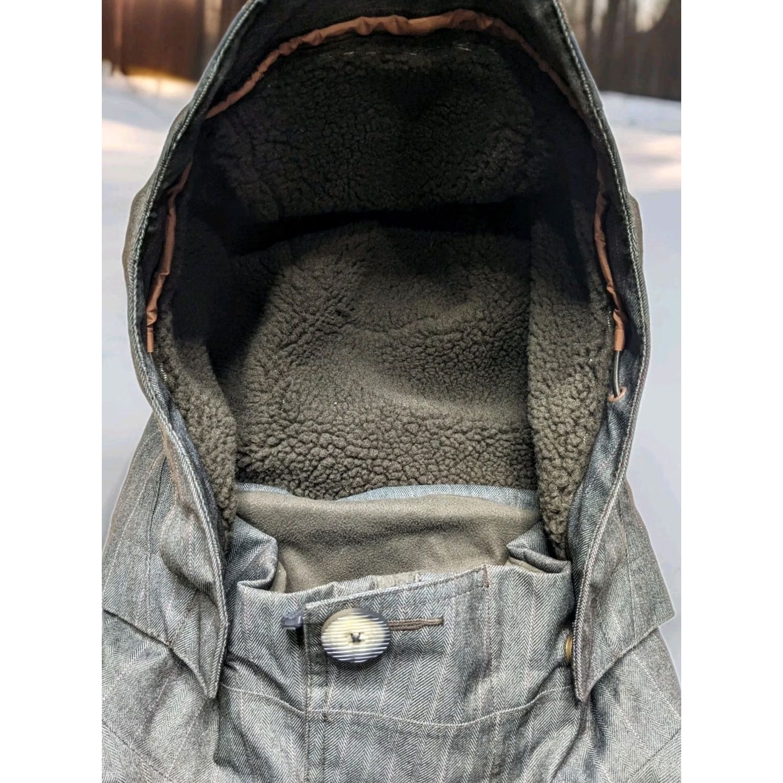 Vans VANS MTE Jacket Pinstripe Snowboard Mens XL Gray Size US XL / EU 56 / 4 - 7 Thumbnail