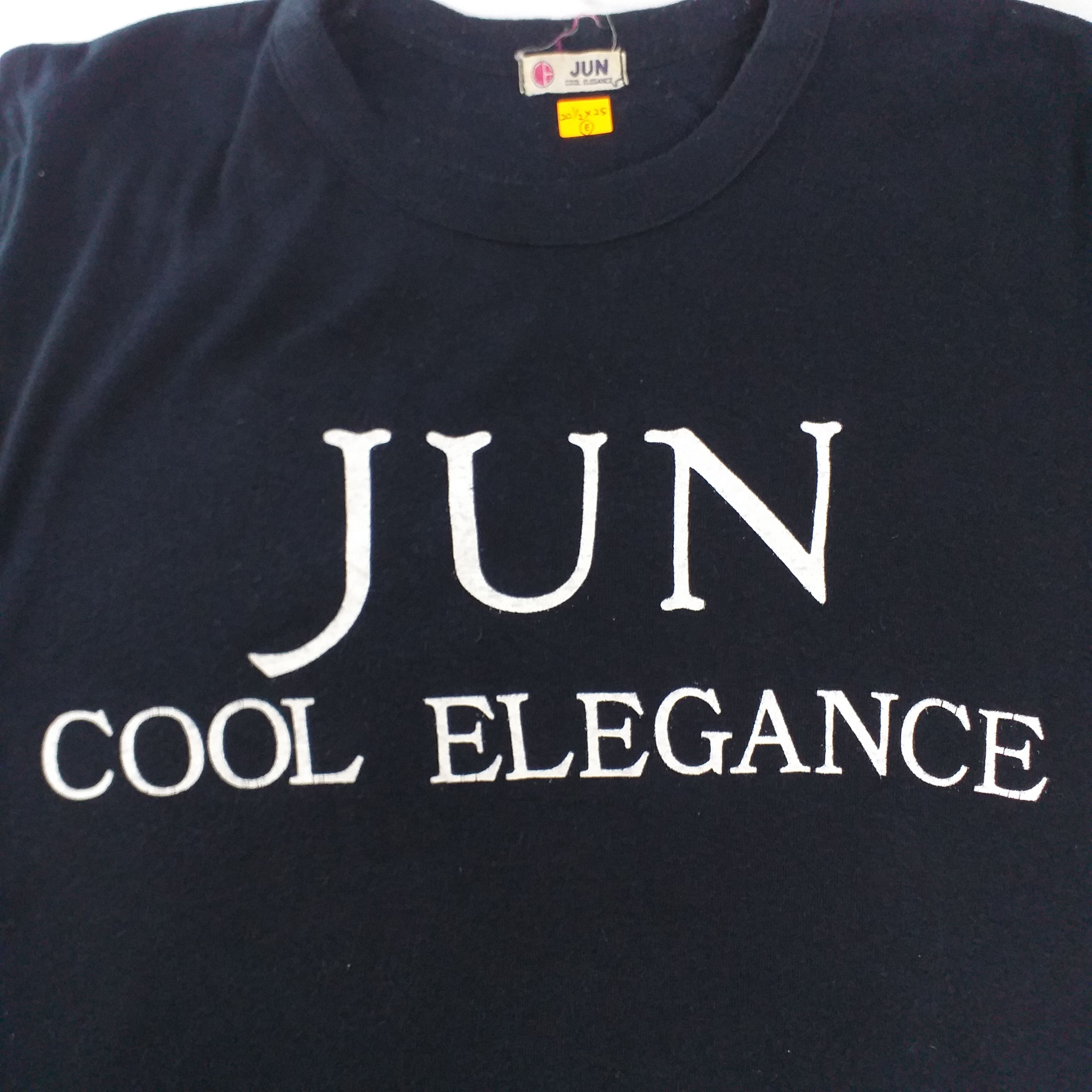 Japanese Brand Vintage Jun Cool Elegance Spell Out T-shirt -E039 Size US M / EU 48-50 / 2 - 7 Thumbnail