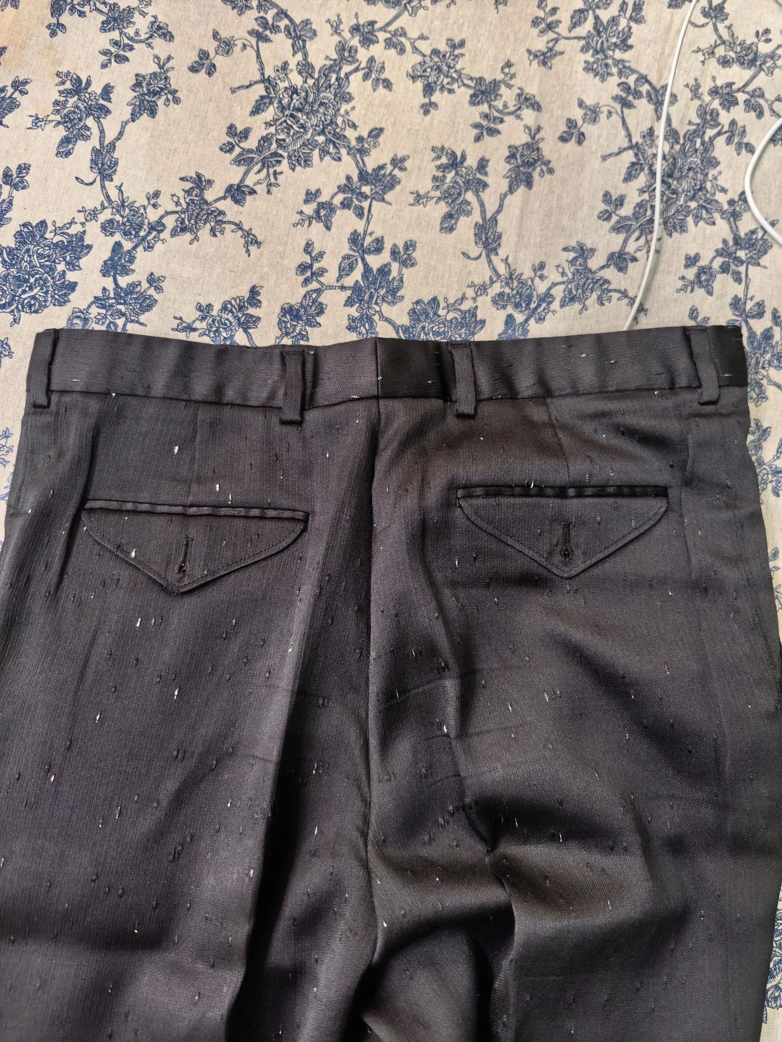 Yves Saint Laurent YSL Starry Silver Dot Jacquard Trousers 46 Size US 30 / EU 46 - 5 Thumbnail