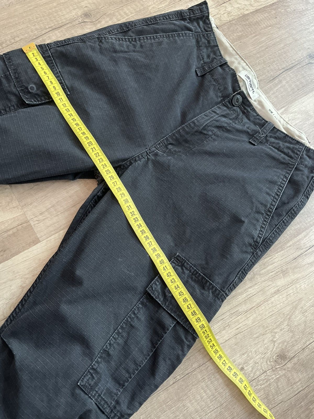 Carhartt Wip Carhartt WIP W’ Cymbal Cargo Pants Ripstop Black – Size 26 Size 26" / US 2 / IT 38 - 10 Thumbnail