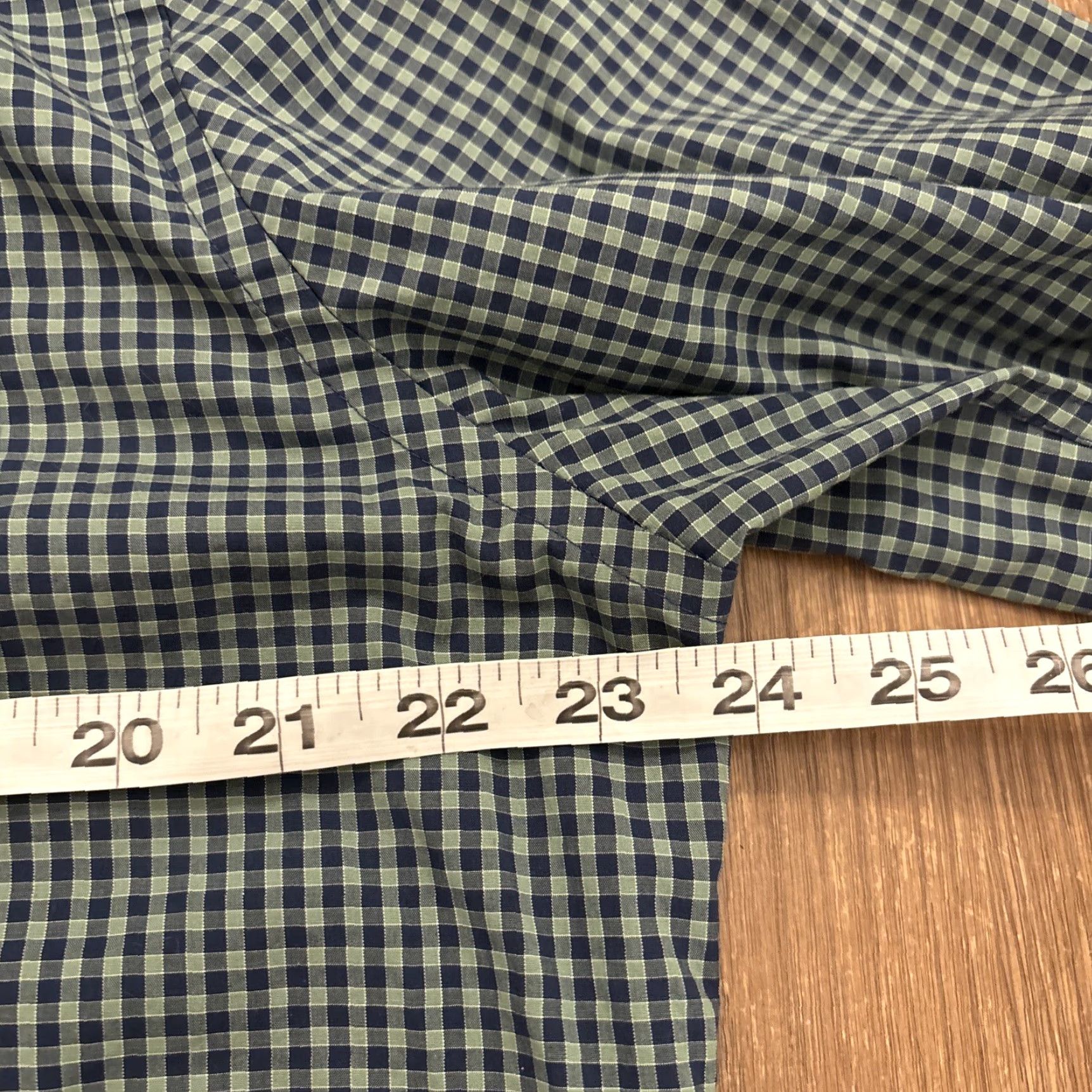 Southern Tide Southern Tide Dress Shirt Blue Green Plaid Long Sleeve Classic Fit Large Mens Shirt Size 42R - 6 Thumbnail