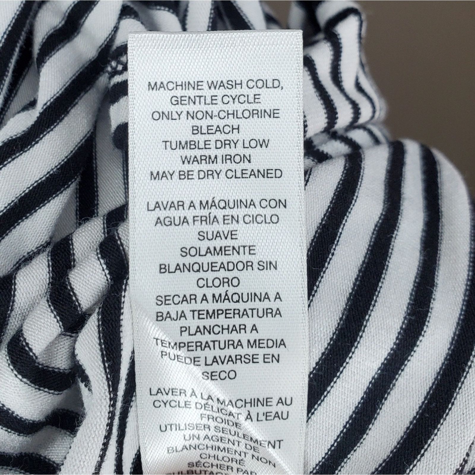 Chicos Chico's Miter Striped Mix Top Large Size L / US 10 / IT 46 - 7 Thumbnail