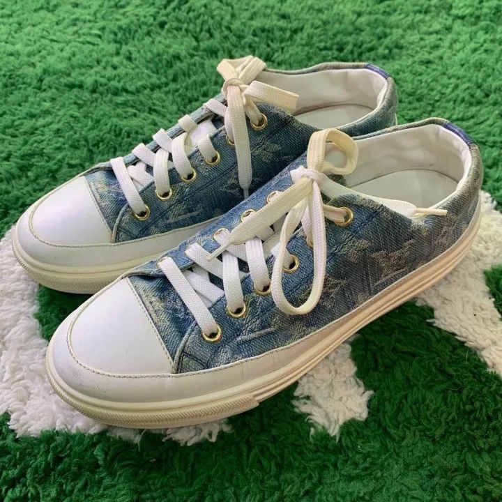 Louis Vuitton Louis Vuitton Denim Fashion Sneakers for Women 0079 Size US 6 / IT 36 - 1 Thumbnail