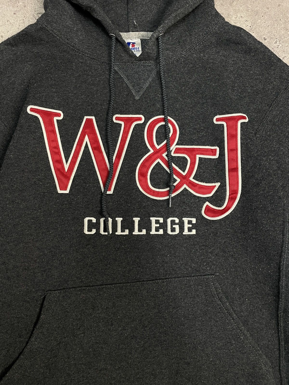 Russell Athletic Vintage 00s W&J College Russel Atlantic Boxy Fit Hoodie Size US M / EU 48-50 / 2 - 7 Thumbnail
