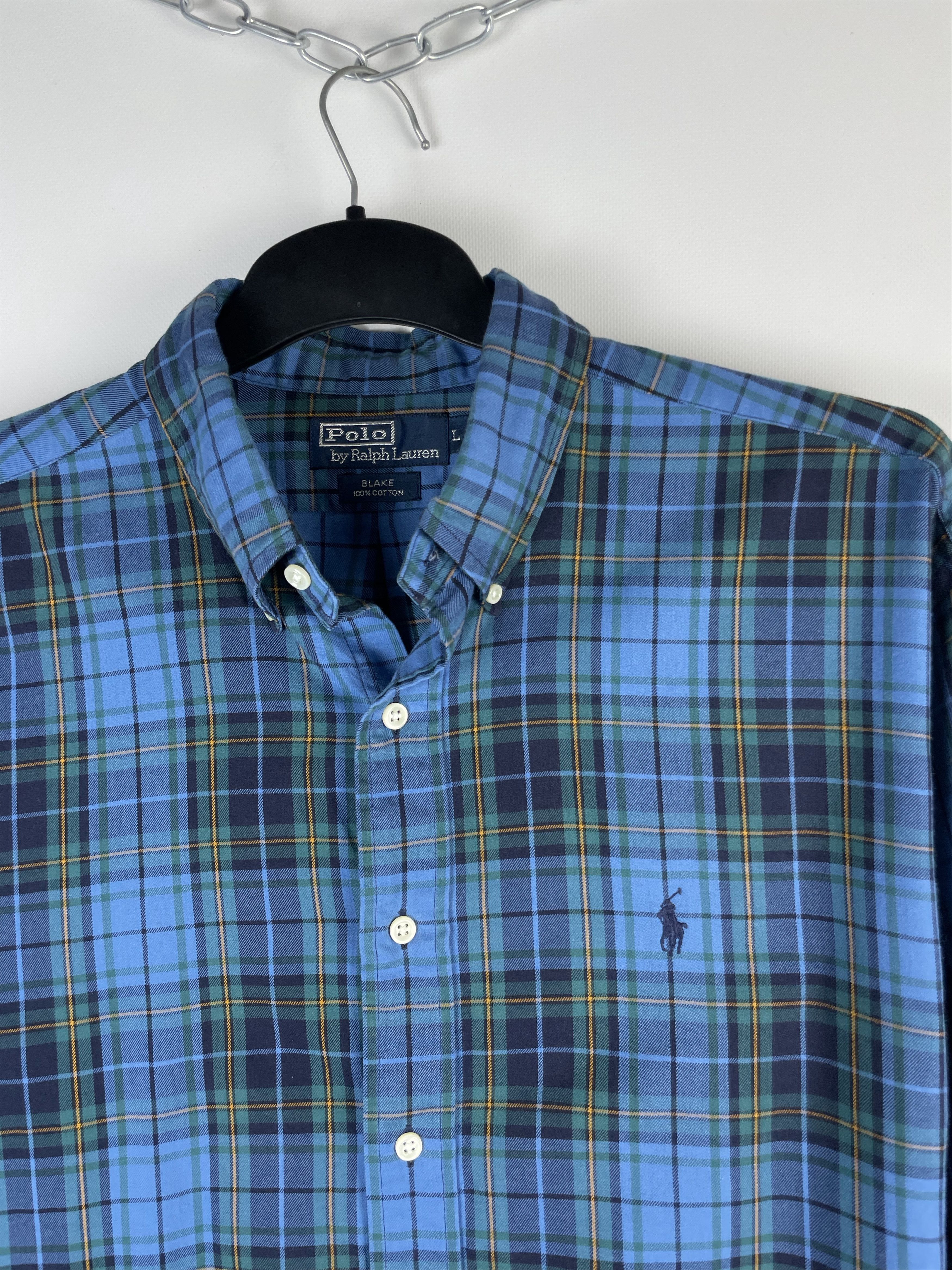 Flannel Flannel Polo Ralph Lauren Vintage Mens Shirt Size US L / EU 52-54 / 3 - 4 Thumbnail