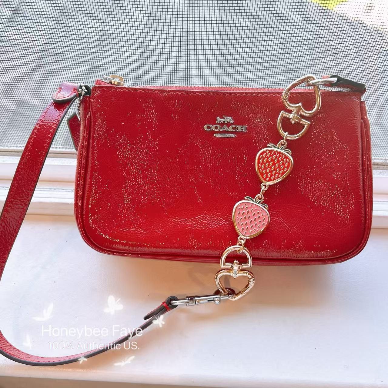 Coach Nolita 19 CW408 plus extended strawberry chain Size ONE SIZE - 1 Thumbnail